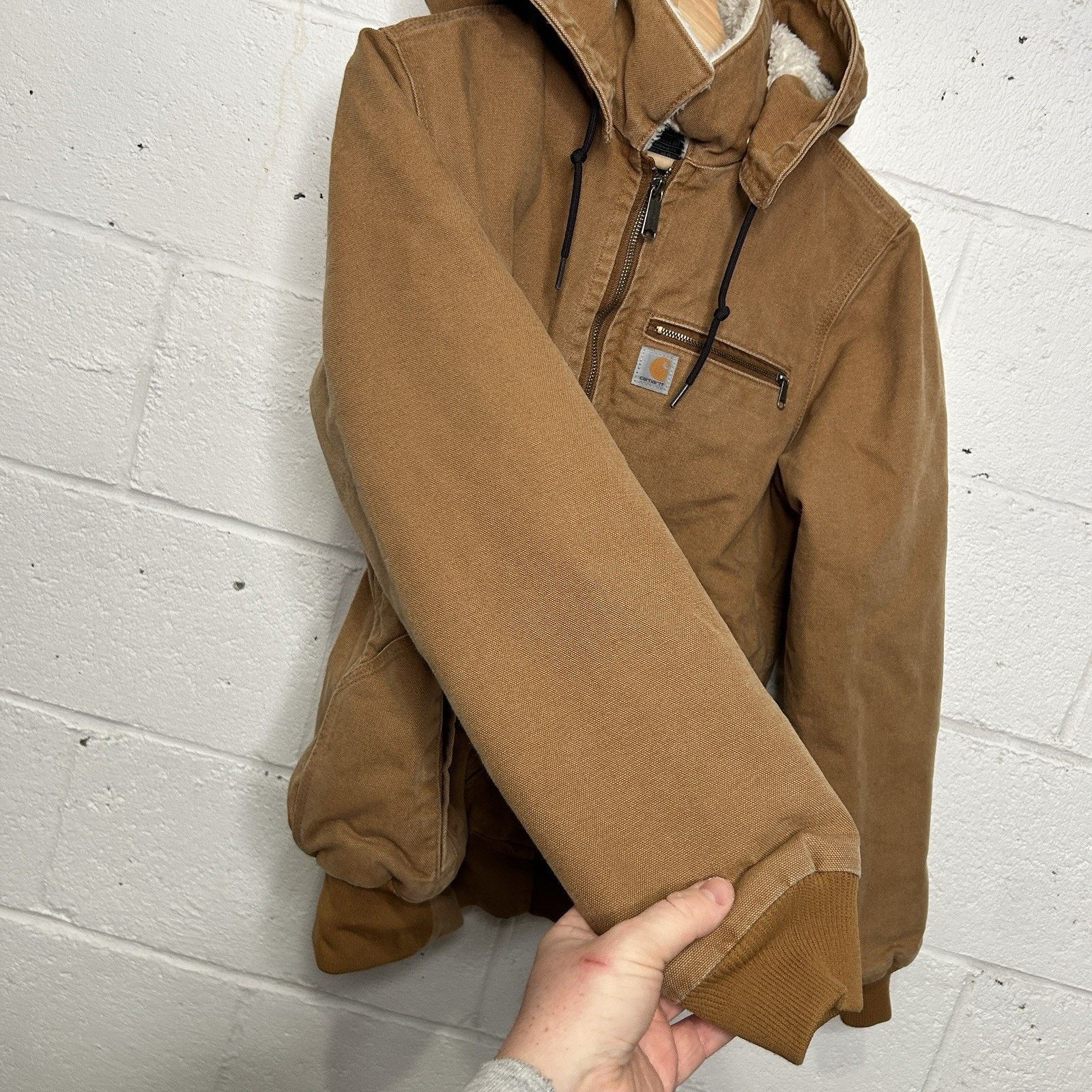 Carhartt Carhartt Sherpa-Lined Wildwood Jacket “Brown” 100815-211 Size M / US 6-8 / IT 42-44 - 6 Thumbnail