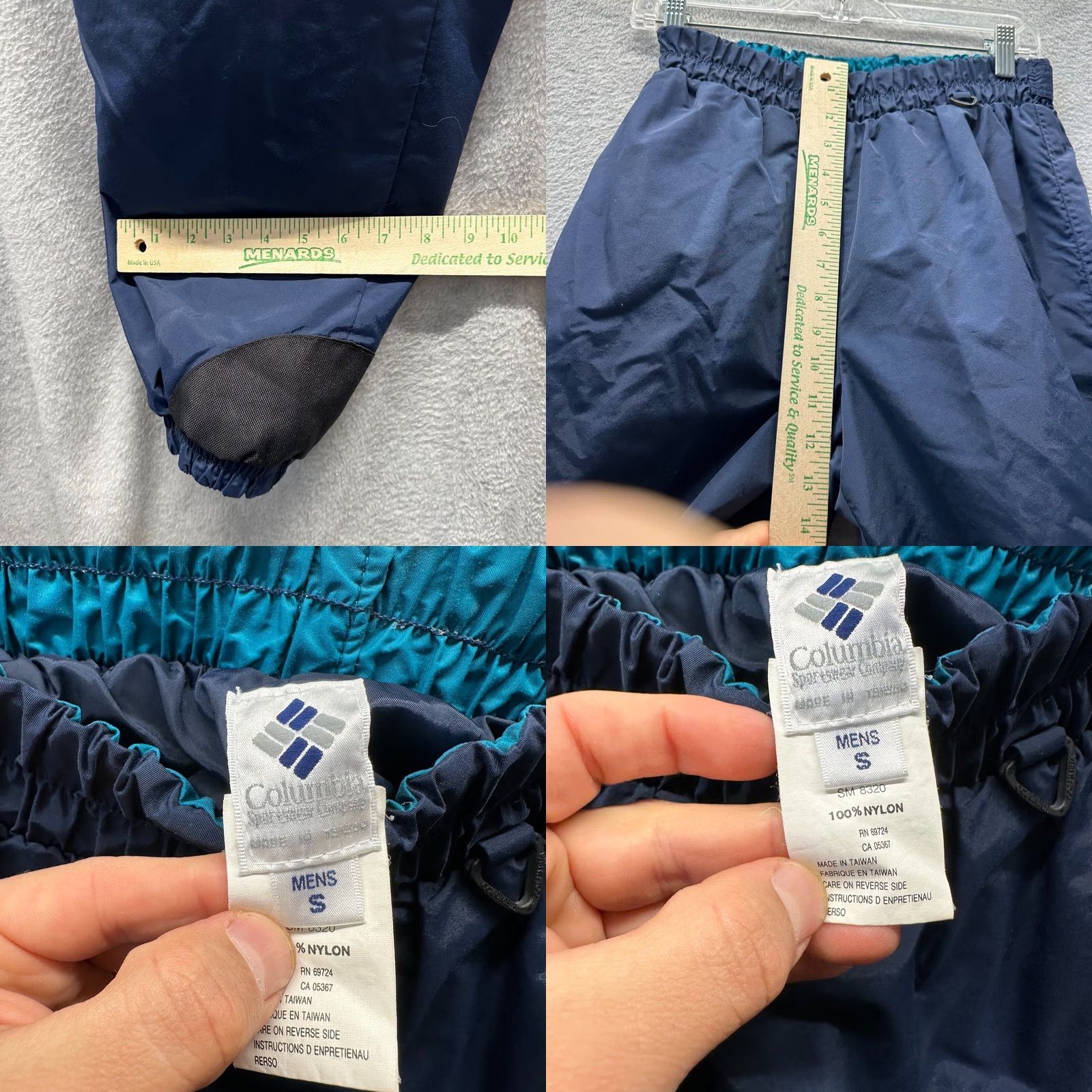 Vintage VINTAGE Columbia Pants Adult Small Blue Snow Ski 90s Outdoors Casual Mens Size US 29 - 9 Thumbnail