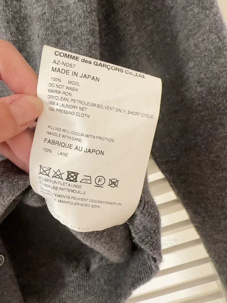 Comme des Garcons Comme Des Garcons Classic Wool Cardigan Sweater Size S / US 4 / IT 40 - 7 Thumbnail