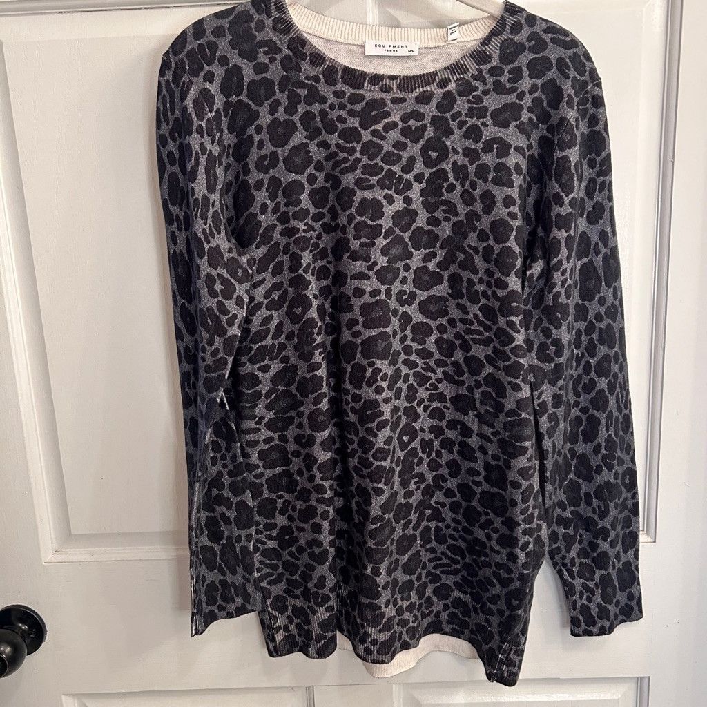 Equipment Women's Equipment Sweater, M, Gray Size M / US 6-8 / IT 42-44 - 2 Thumbnail