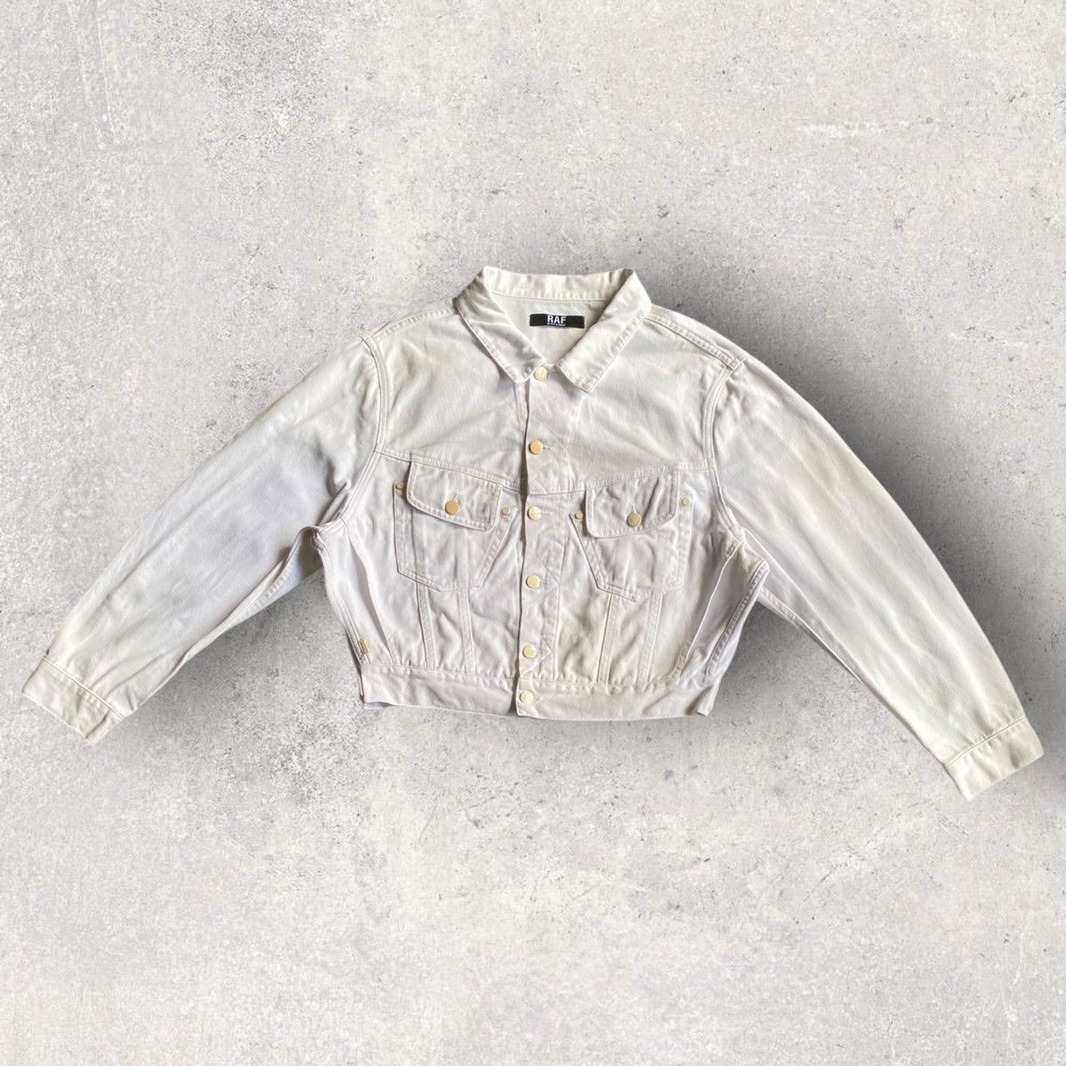 Raf by Raf Simons Raf By Raf Simons Cropped Denim Jacket Size US S / EU 44-46 / 1 - 1 Thumbnail