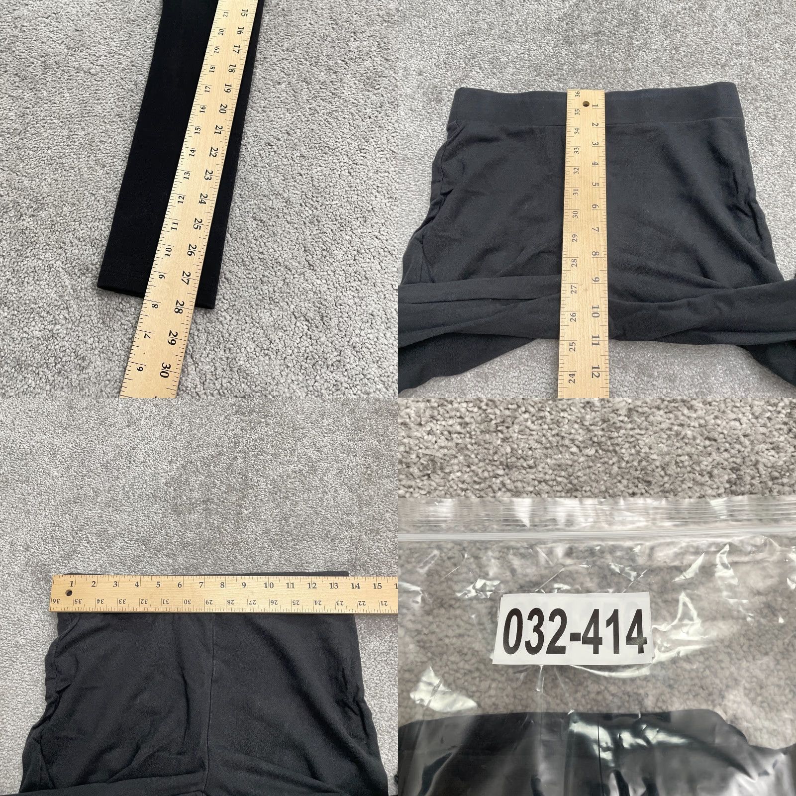 Rachel Zoe Rachel Zoe Casual Compression Leggings Women Medium Black Mid Rise Stretch 28x28 Size 32" / US 10 / IT 46 - 8 Thumbnail