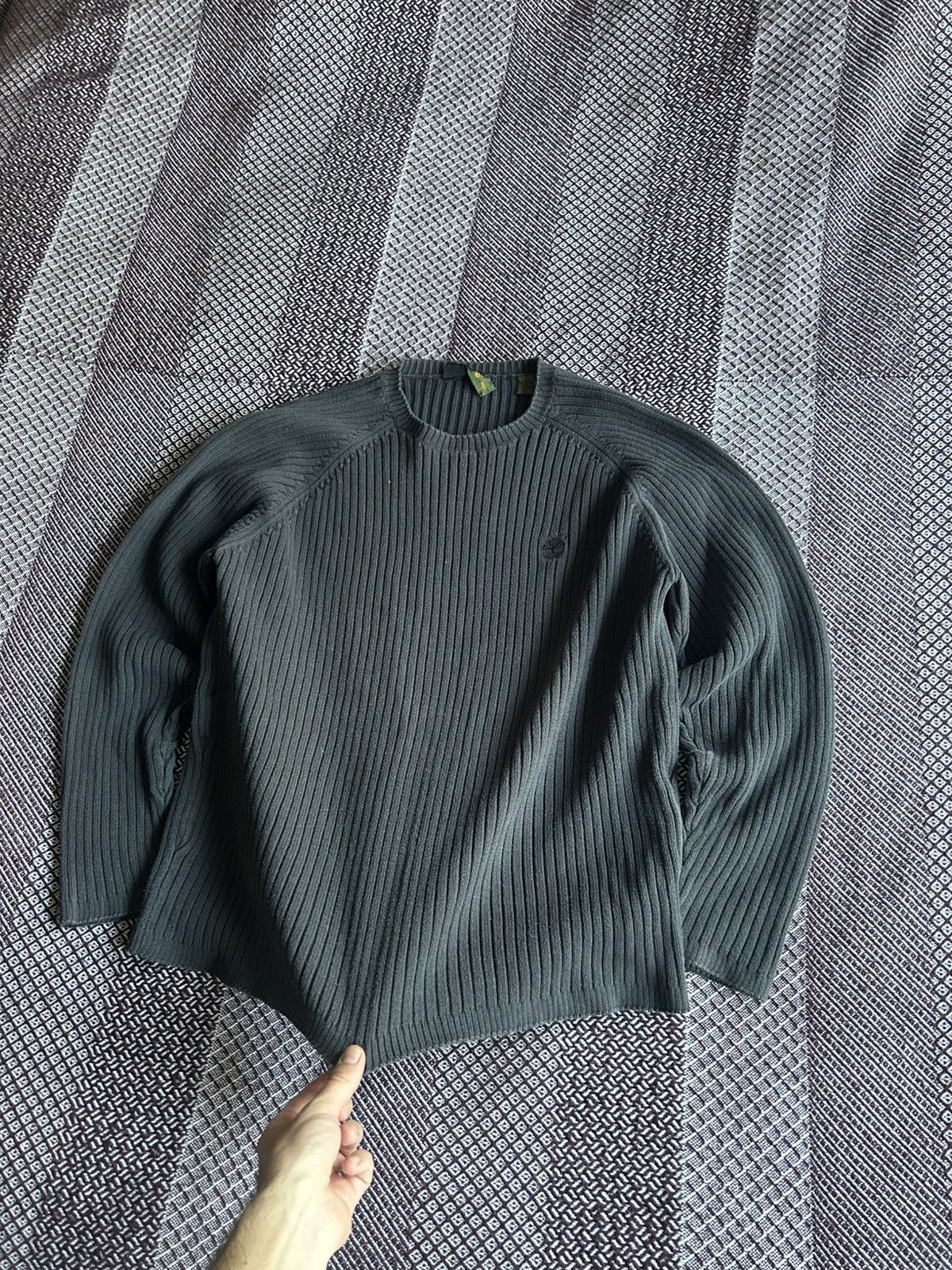 Timberland × Vintage Vintage Striped Y2K Timberland Crewneck Sweater Faded Size S Size US S / EU 44-46 / 1 - 5 Thumbnail