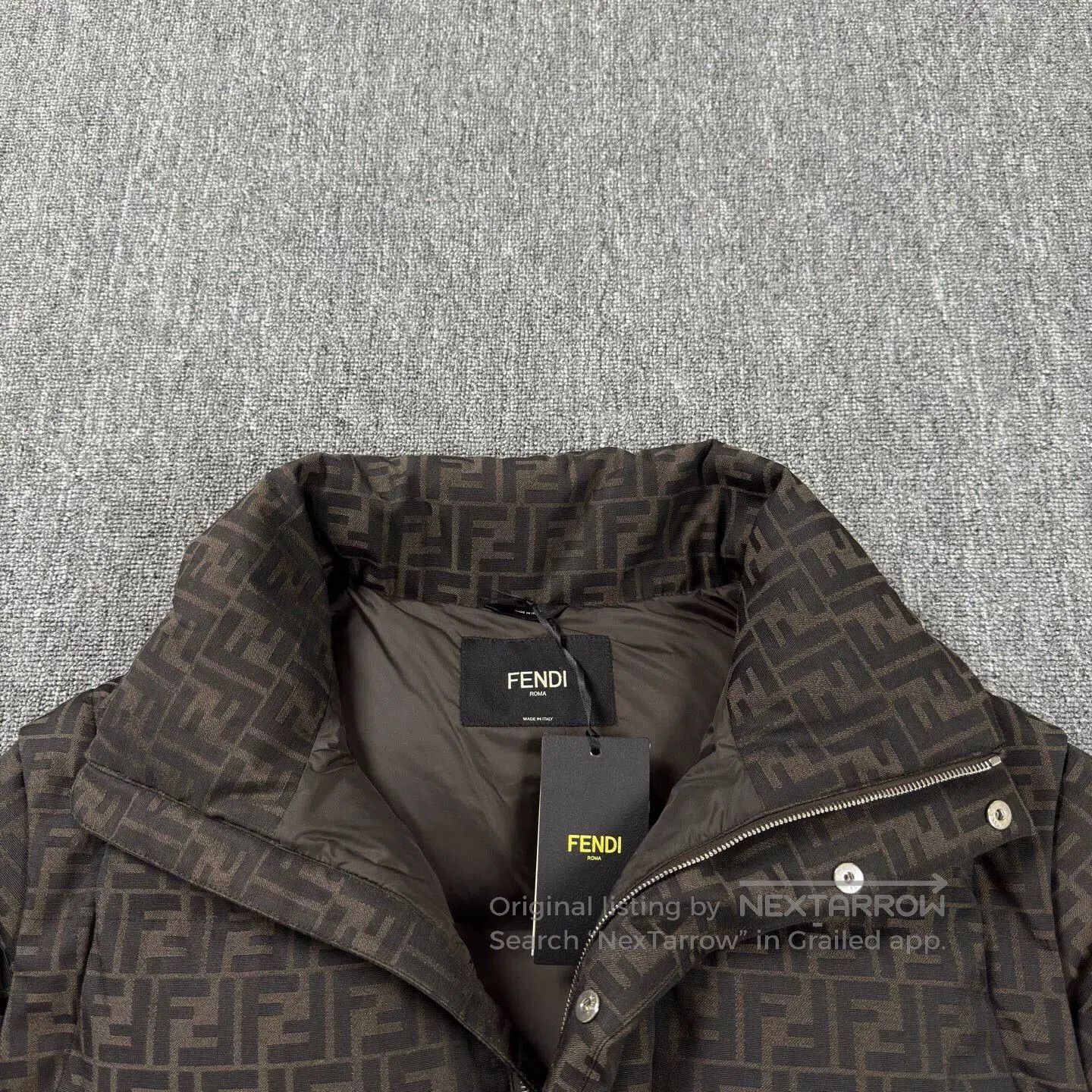 Fendi fendi monogram down jacket size 50. Size US M / EU 48-50 / 2 - 2 Thumbnail