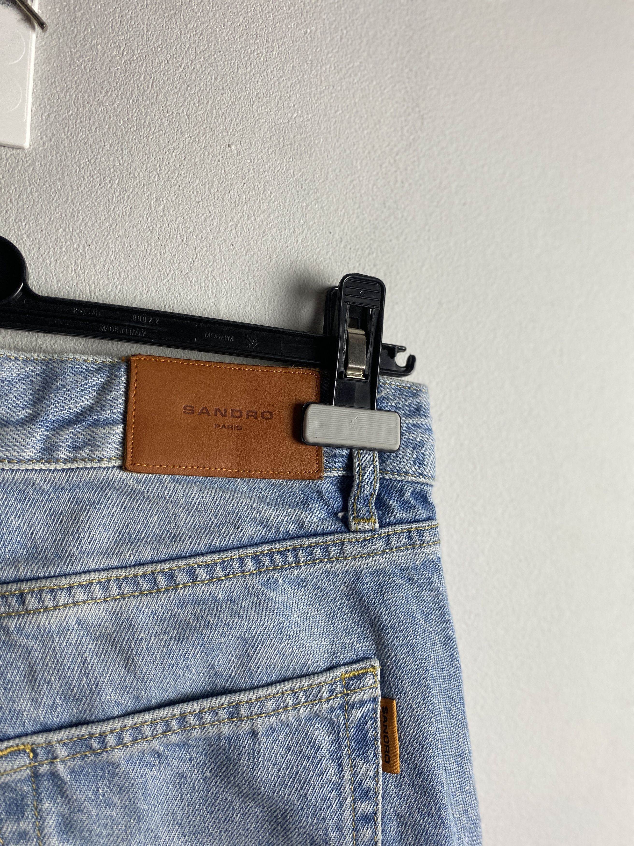 Sandro Sandro washed slim fit jeans denim pants Size 28" / US 6 / IT 42 - 4 Thumbnail