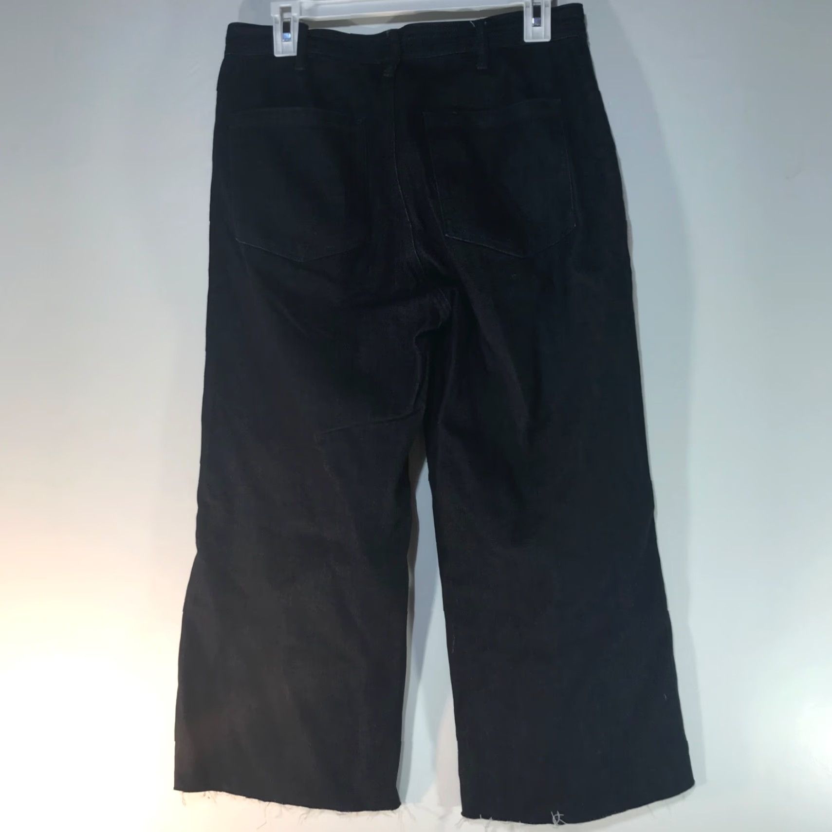 Gap Gap Womens Cropped Wide Leg Jeans 28R High Rise Denim Casual Summer Spring Fall Blue Size 28" / US 6 / IT 42 - 2 Thumbnail