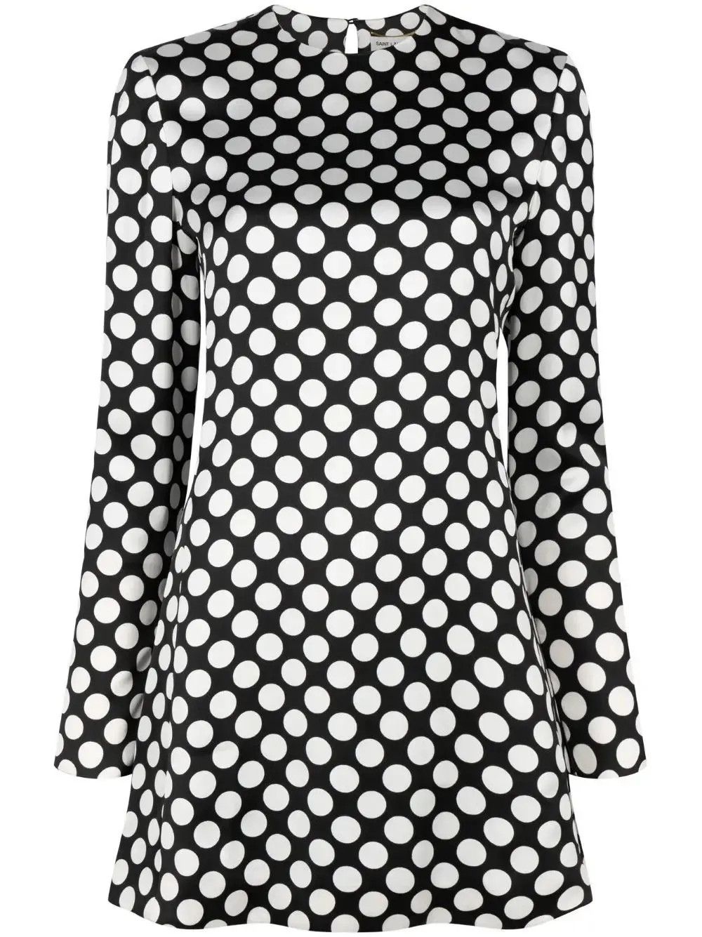 Saint Laurent Paris o1s1wg110225 758158 Robe Satin Pastille Mini Dress Size XS / US 0-2 / IT 36-38 - 1 Thumbnail