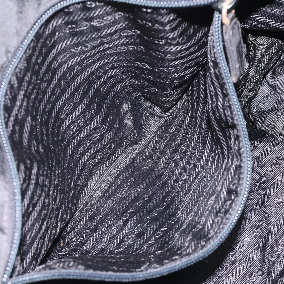 Prada PRADA Tote Bag Nylon Black Silver Size ONE SIZE - 11 Thumbnail