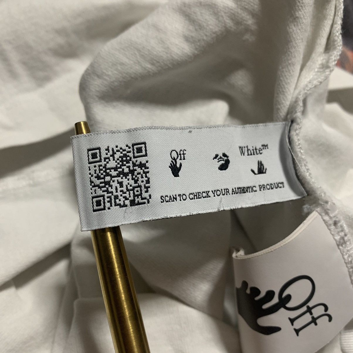 Off-White Off White XS Caravaggio Arrows White Tee Virgil Abloh Size US XS / EU 42 / 0 - 10 Thumbnail