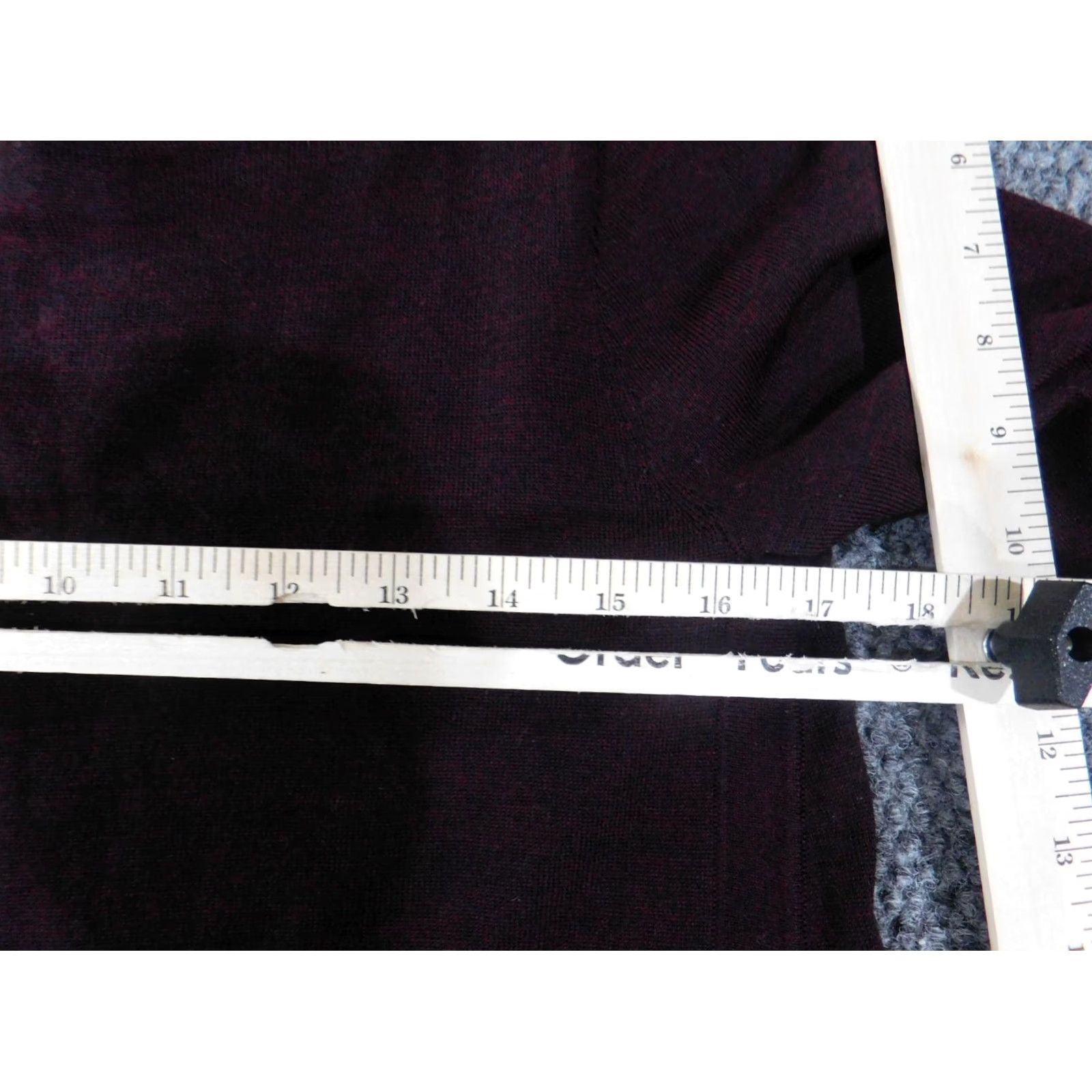 Loft LOFT Sweater Pullover Womens Small Purple Knit Wool Acrylic Crew Neck Rib Knit Long Sleeve Casual Modern Stretch Regular Size S Color Purple Womens) Size S / US 4 / IT 40 - 6 Thumbnail