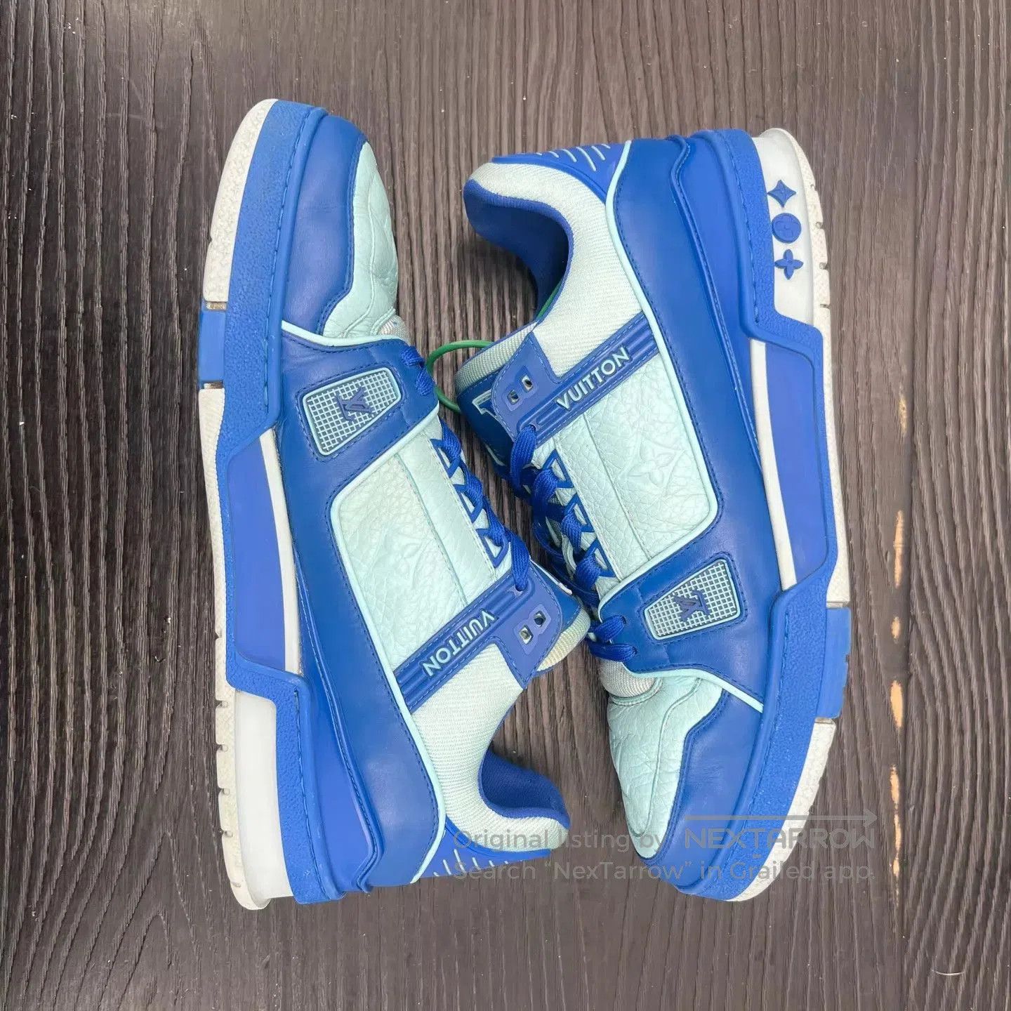 Louis Vuitton Blue Low-Top Sneakers Size 8. Size US 8 / EU 41 - 2 Thumbnail