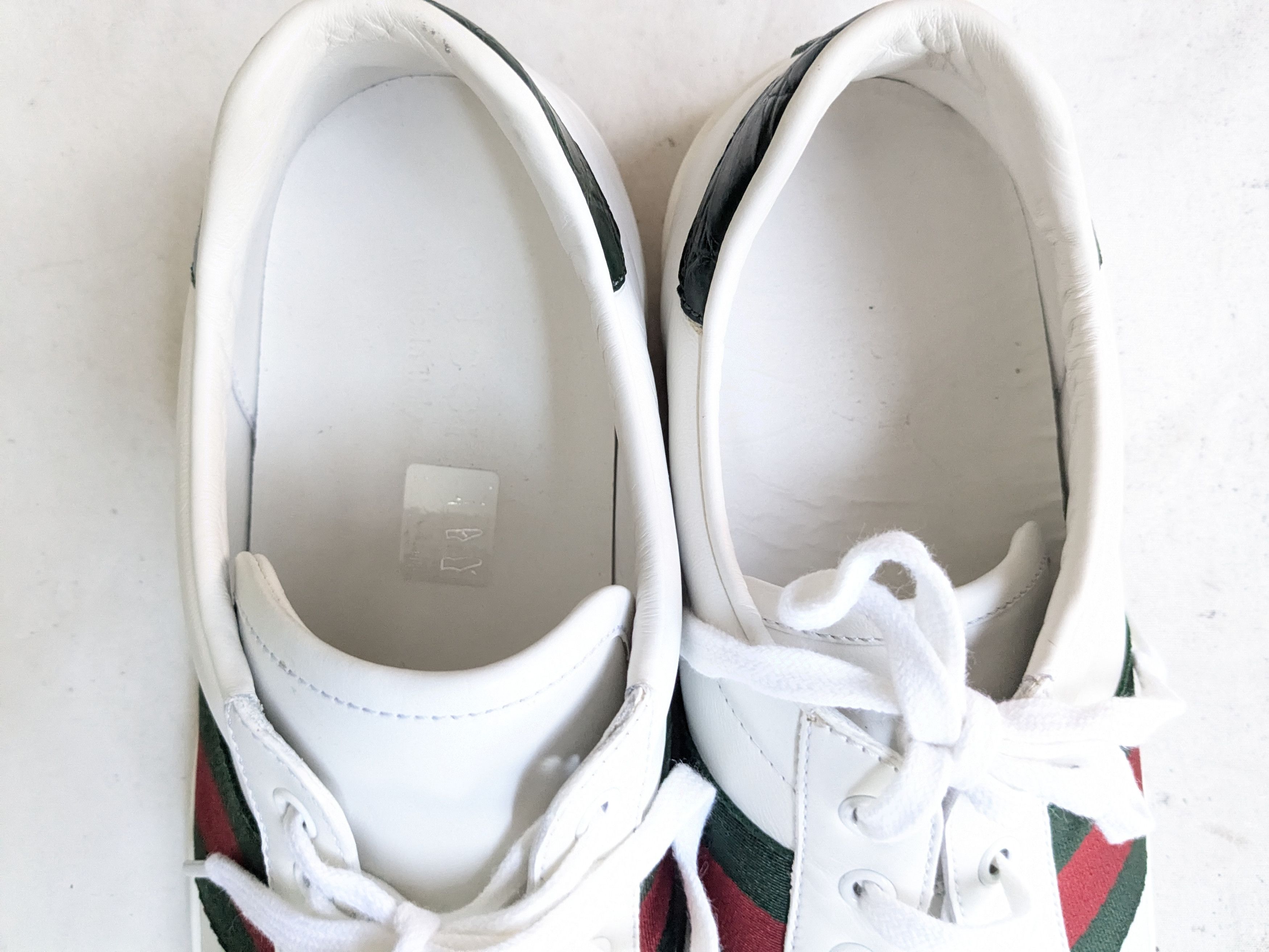 Gucci Gucci Ace White Leather 10 Low Tops Size US 10 / EU 43 - 5 Thumbnail