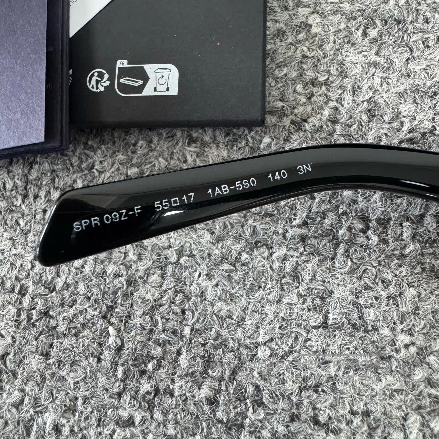 Prada Prada Black-framed triangular narrow-frame sunglasses| Size ONE SIZE - 5 Thumbnail