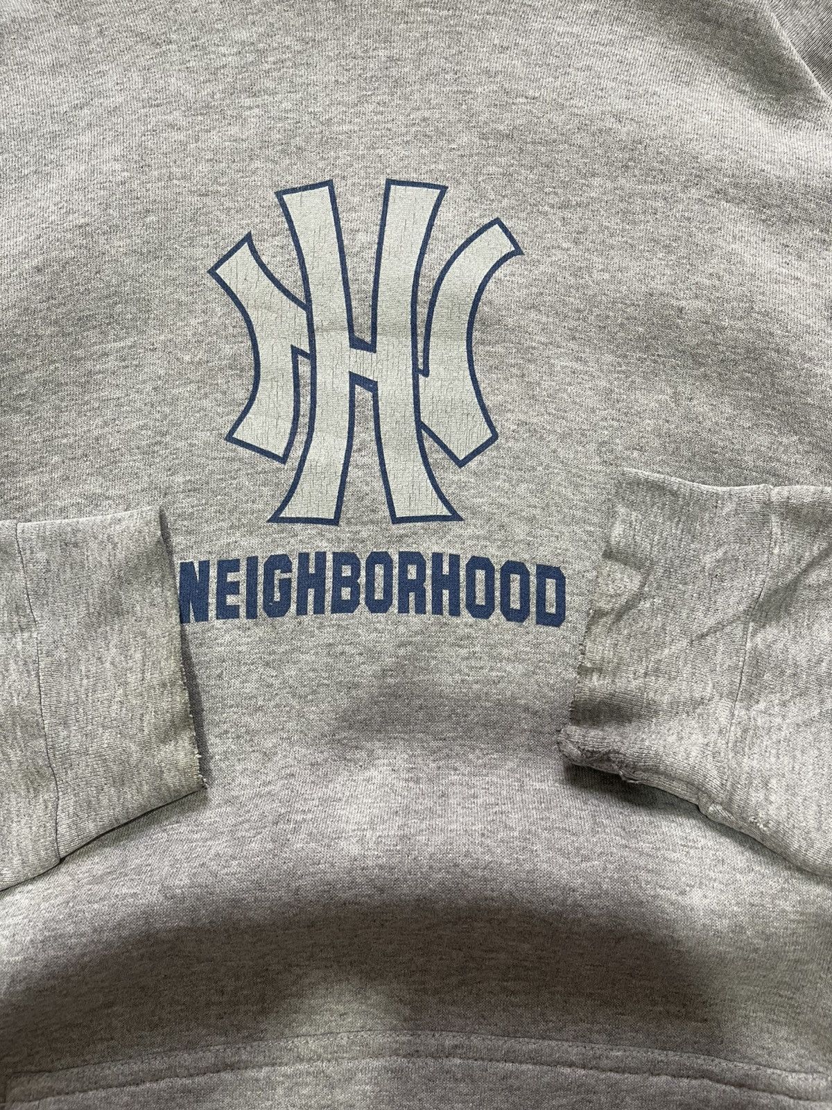 Neighborhood 90s Neighborhood Distressed Hoodie Size US XL / EU 56 / 4 - 4 Thumbnail