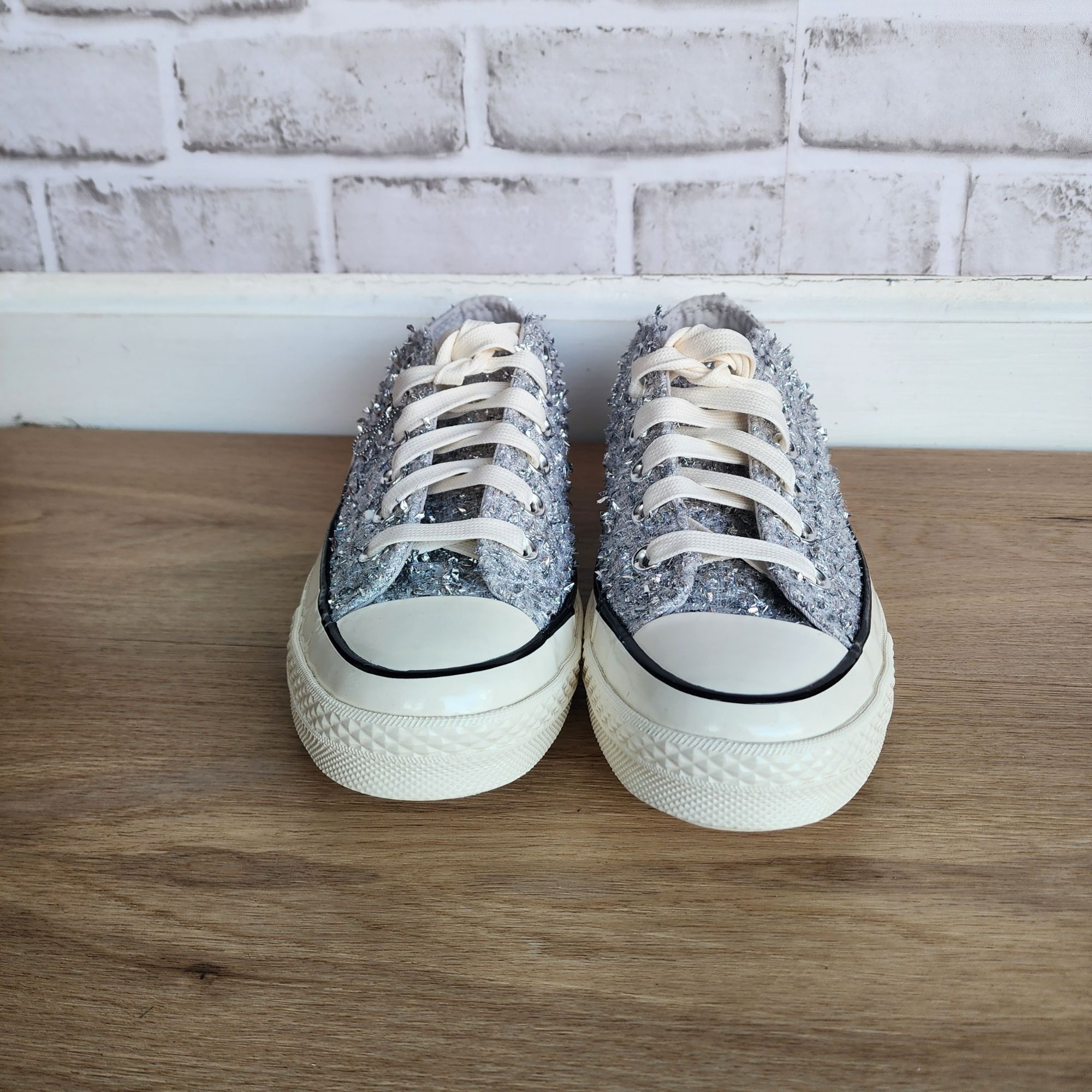 ⭐Converse Chuck 70 Metallic Tweed Low Sz 7.5 Men\ display picture 2