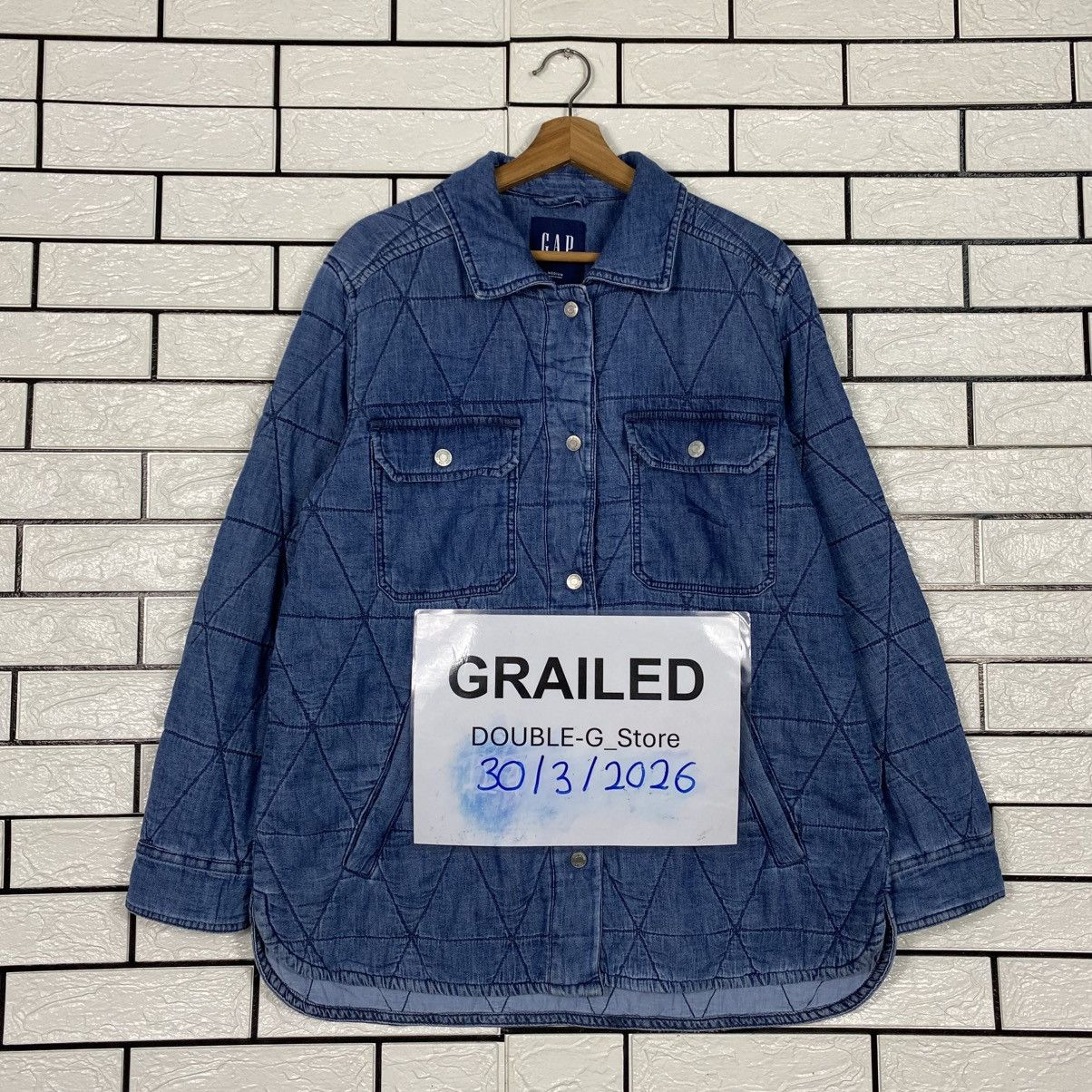 Japanese Brand Vintage Shirt Denim Jacket Gap Size US M / EU 48-50 / 2 - 1 Thumbnail