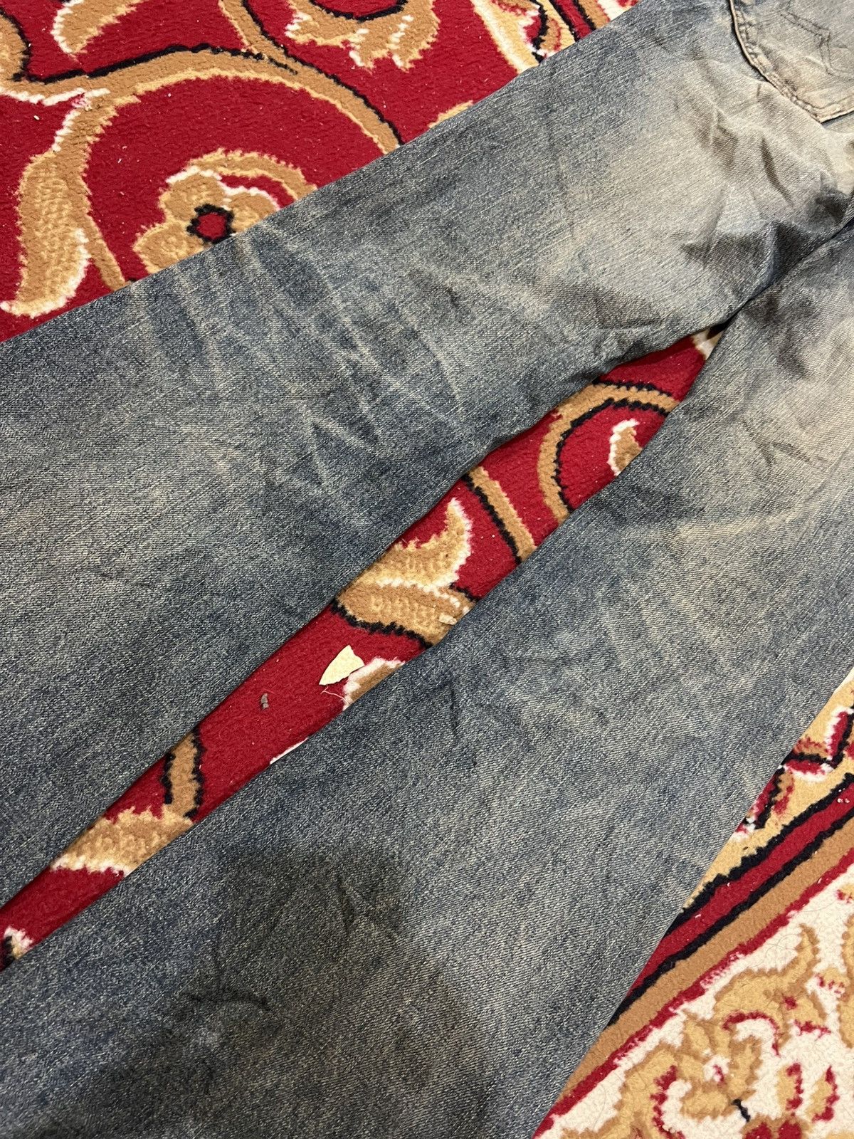 Edwin 🌈Flare Vintage Edwin Extra Extreme Distress Jean Size US 28 / EU 44 - 15 Thumbnail
