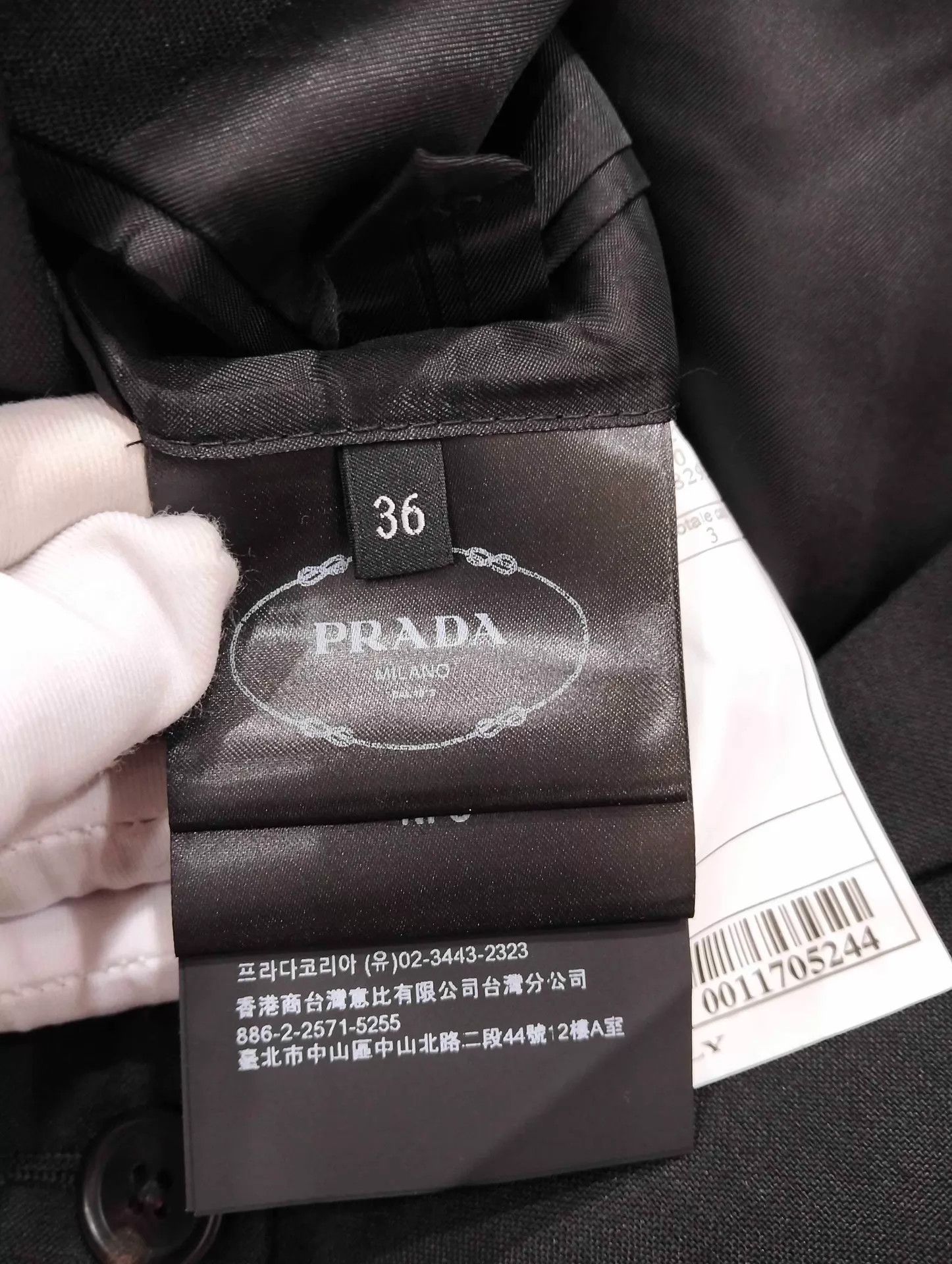 Prada PRADA Wool Virgin Mohair Suit Jacket Women's Size 36 Size XS / US 0-2 / IT 36-38 - 6 Thumbnail