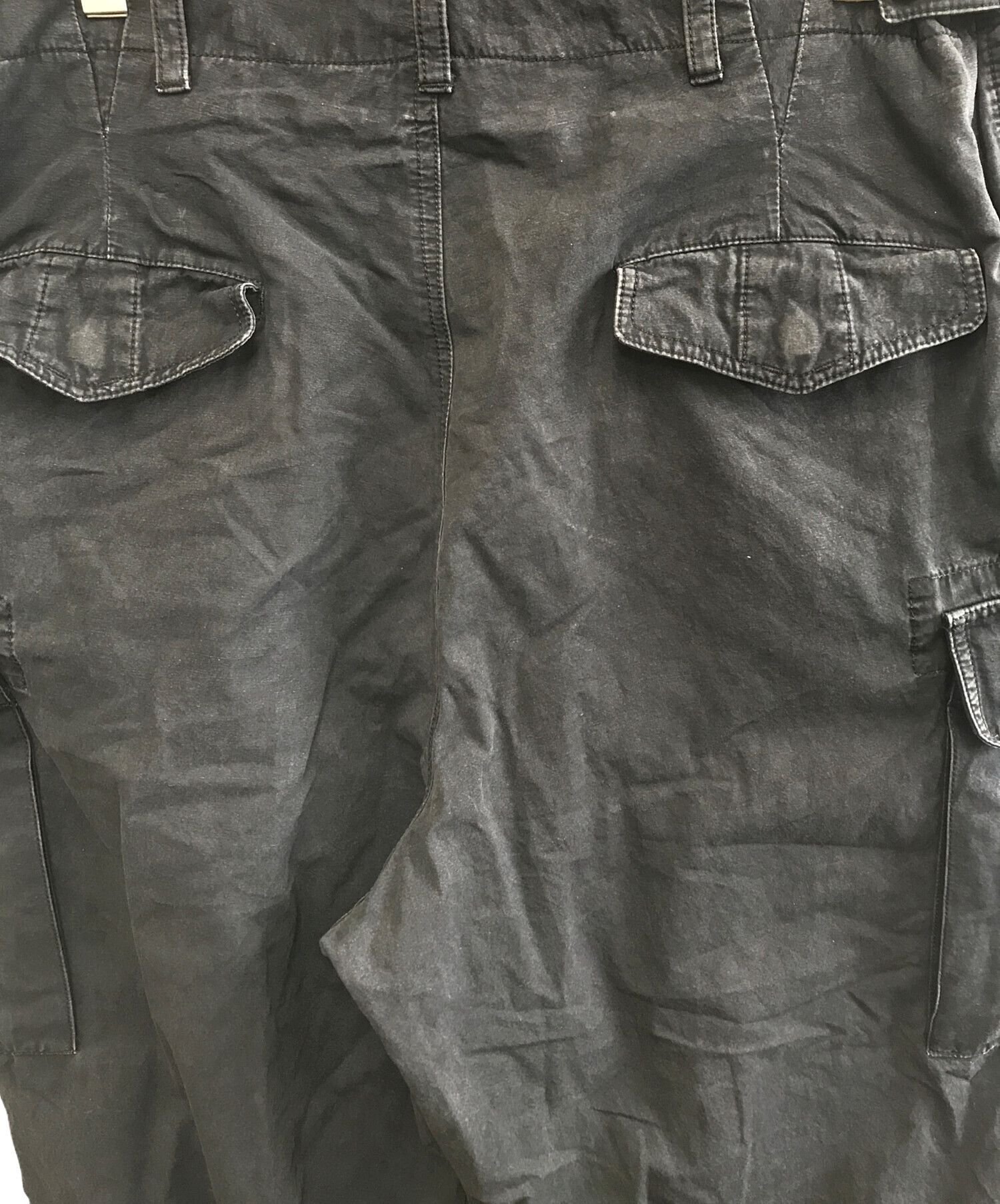 Yohji Yamamoto Yohji Yamamoto Pour Homme HV-P09-003 Cargo Pants Size US 33 - 3 Thumbnail