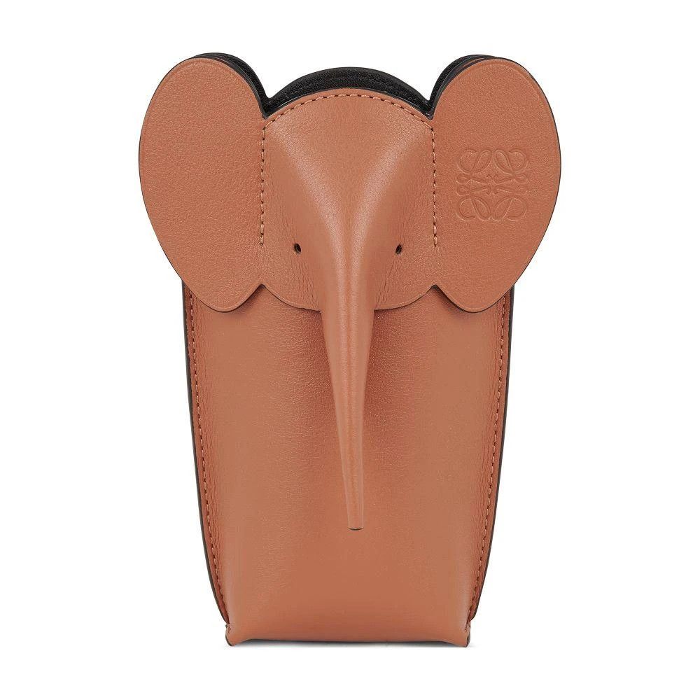 Loewe o1in1g0526 Size: OS / Elephant Pocket Pouch in Brown Size ONE SIZE - 8 Thumbnail