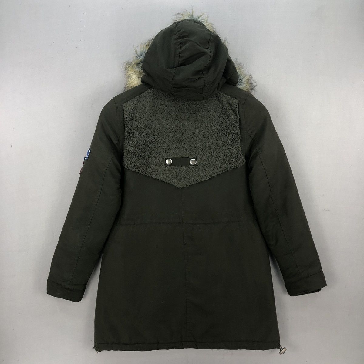 Fiorucci Vintage 00’s Fiorucci Patches Faux Fur Parka Size US XS / EU 42 / 0 - 19 Thumbnail