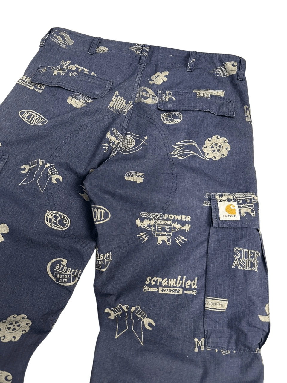Carhartt Wip 👉 Vintage Baggy Cargo Pants Carhartt WIP Bontage Y2K Size US 32 / EU 48 - 16 Thumbnail