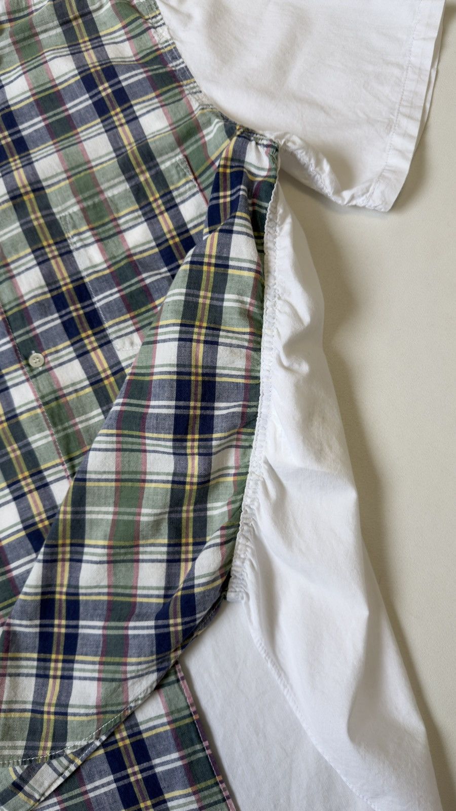 Comme des Garcons S/S 05 Madras Check Front Panel Shirt Size US M / EU 48-50 / 2 - 8 Thumbnail