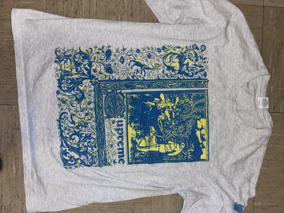 Supreme Supreme Saint Sebastian Long-Sleeve Tee 'Ash Grey' Size US M / EU 48-50 / 2 - 2 Thumbnail