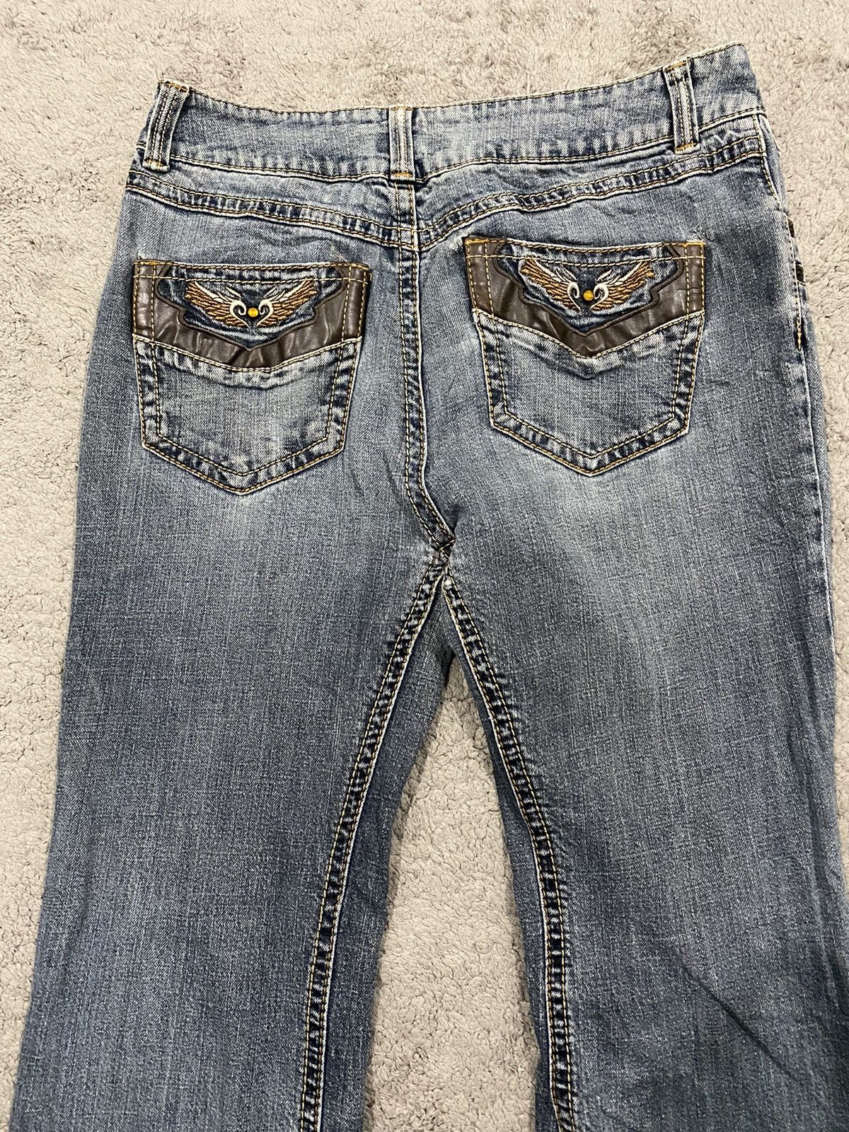 Japanese Brand Hiromichi Nakano Flared Jeans Denim Size US 30 / EU 46 - 3 Thumbnail