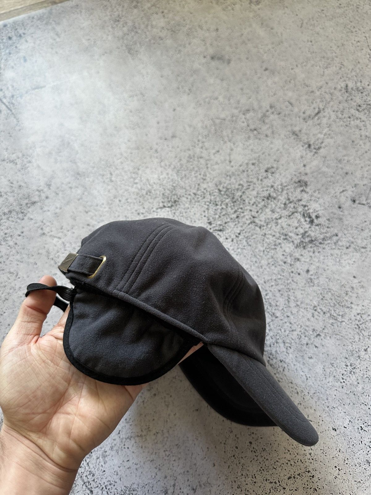 Nike × Vintage Vintage Nike Cap Wool Hat Spell Out Logo Y2K USA Size ONE SIZE - 4 Thumbnail