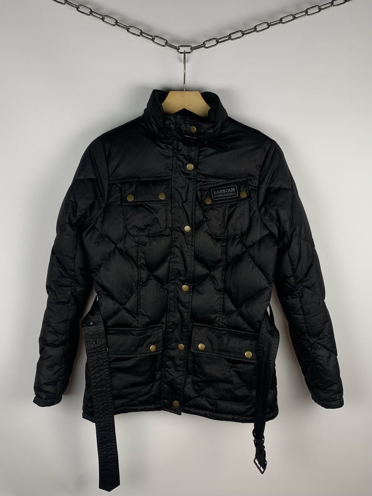 Barbour Vintage Barbour Nation Down Jacket Women’s Size UK 10 Black Size M / US 6-8 / IT 42-44 - 1 Thumbnail