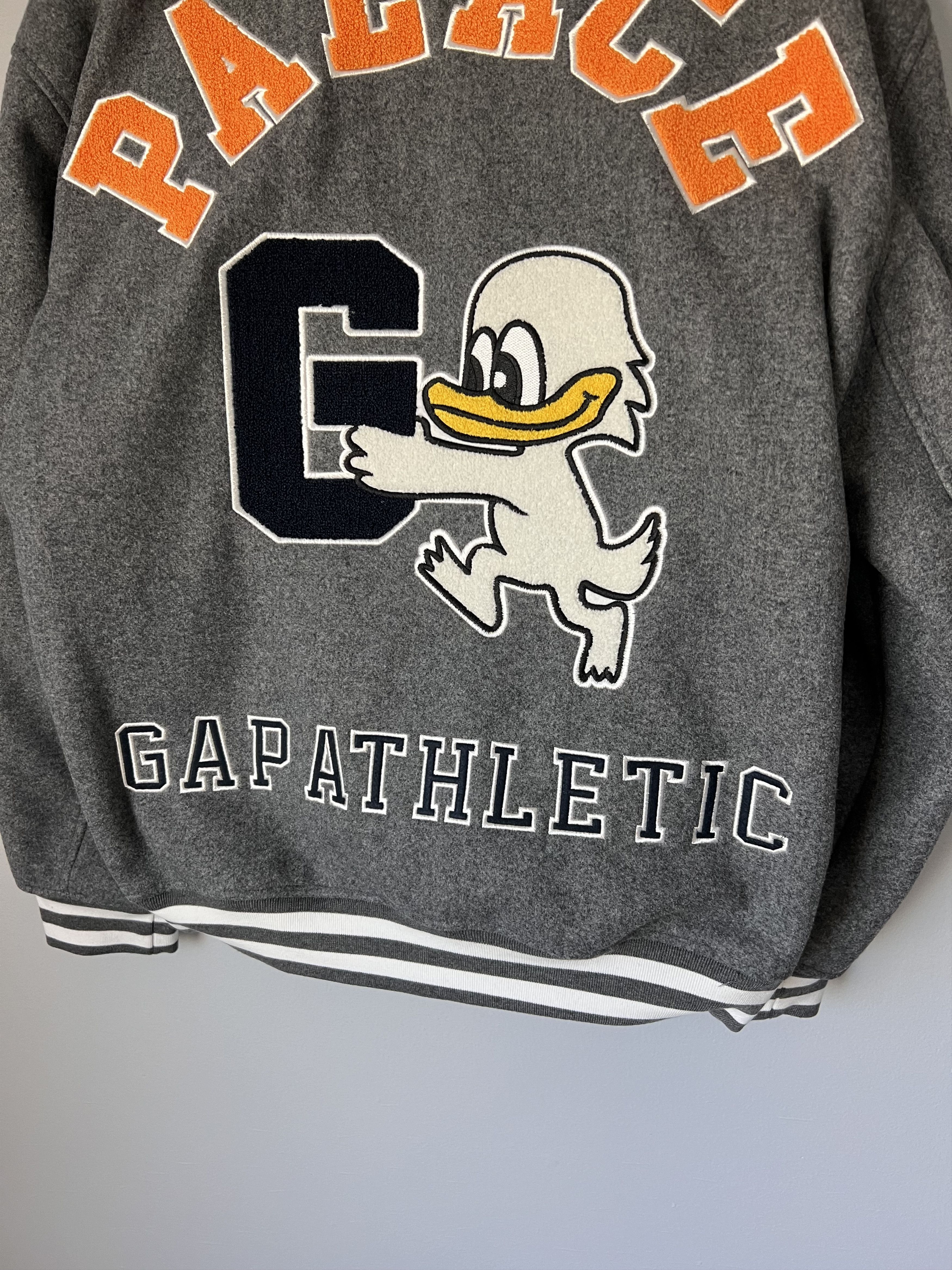 Gap × Palace Gap Palace Varsity Jacket in Grey Size US XL / EU 56 / 4 - 8 Thumbnail
