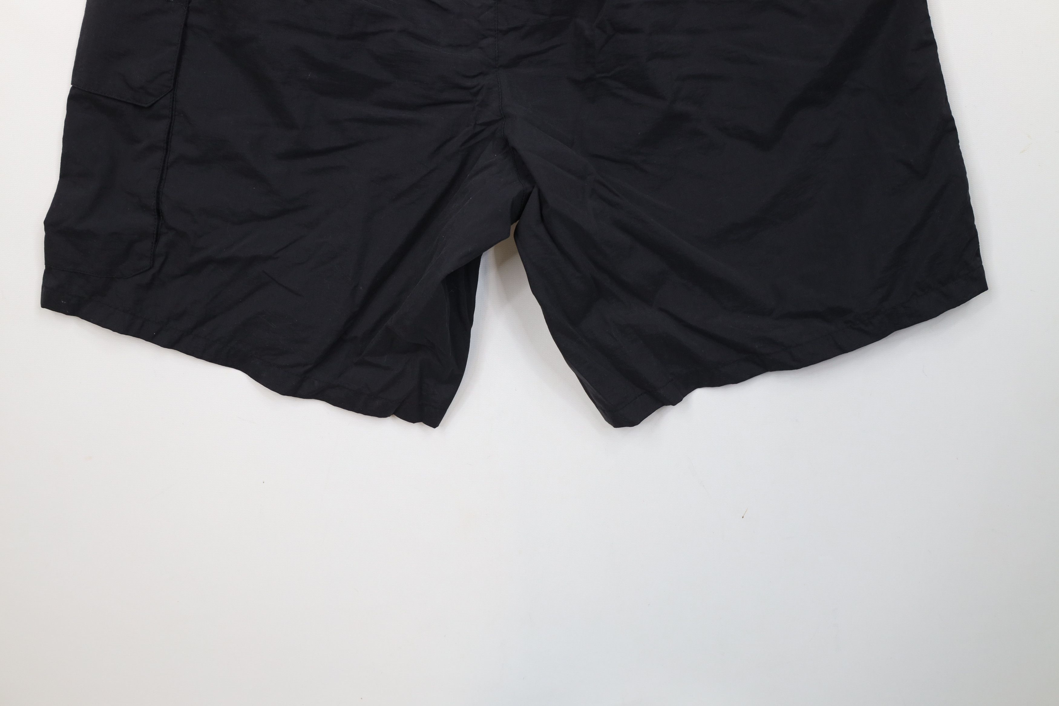 Nautica × Vintage Vintage 90s Nautica Sport Tech Spell Above Knee Shorts Black Size US 32 / EU 48 - 13 Thumbnail