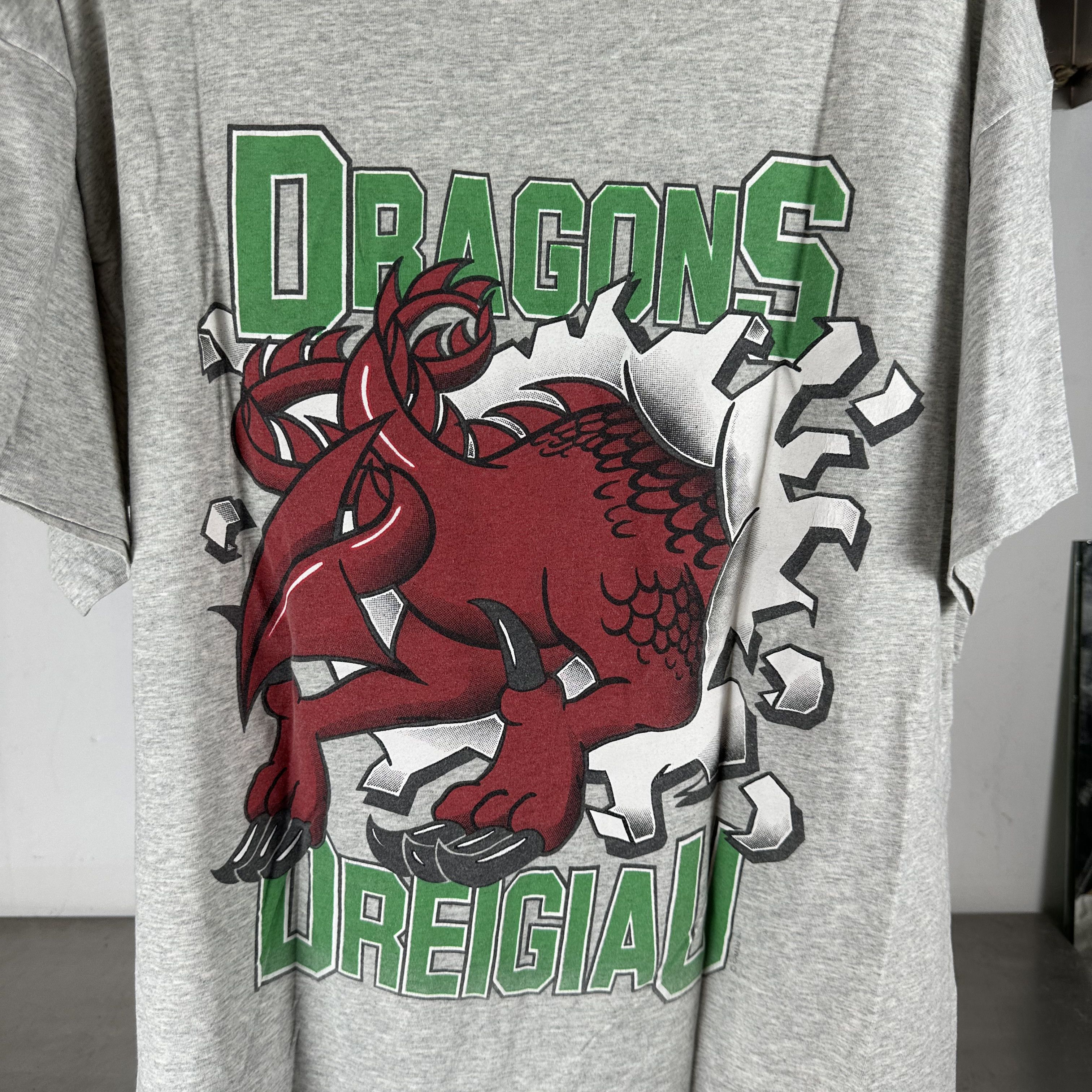 Vintage 1994 Wales Cymru Rugby Breakthrough Double Sided T-shirt Size US XL / EU 56 / 4 - 4 Thumbnail