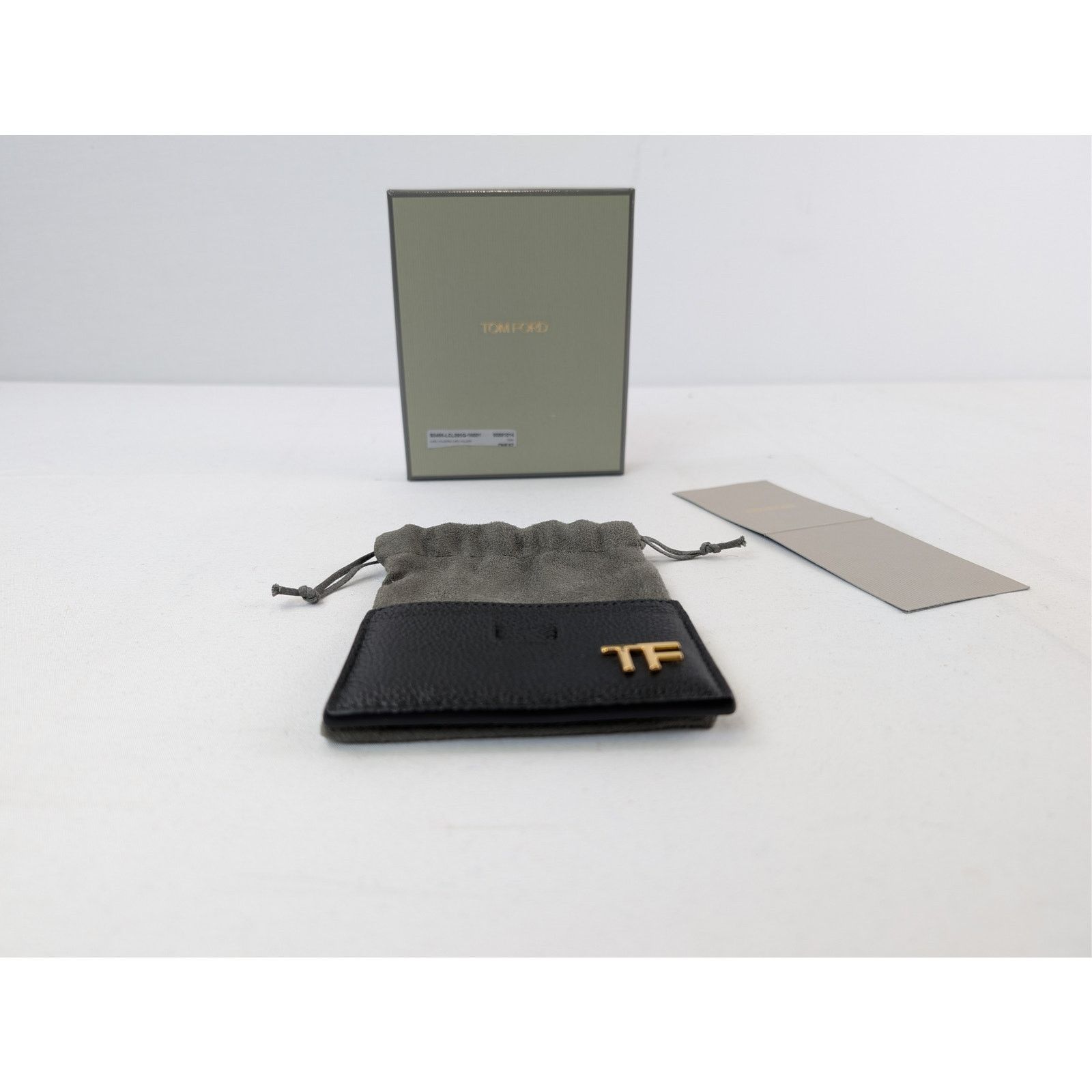 Tom Ford o1rshd1 Size: OS / Grain Leather Card Holder / Wallet Black Size ONE SIZE - 11 Thumbnail