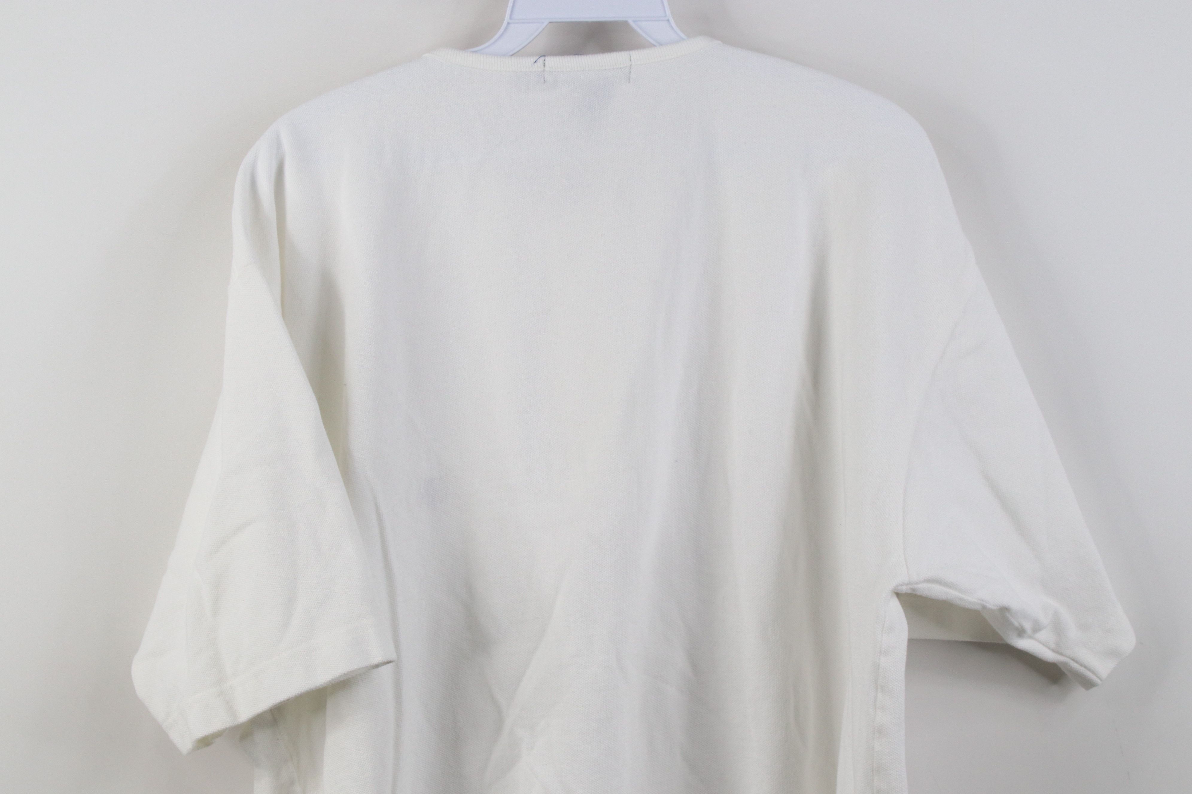 Nautica Vintage 90s Nautica Short Sleeve Henley T-Shirt White Cotton Size US L / EU 52-54 / 3 - 10 Thumbnail