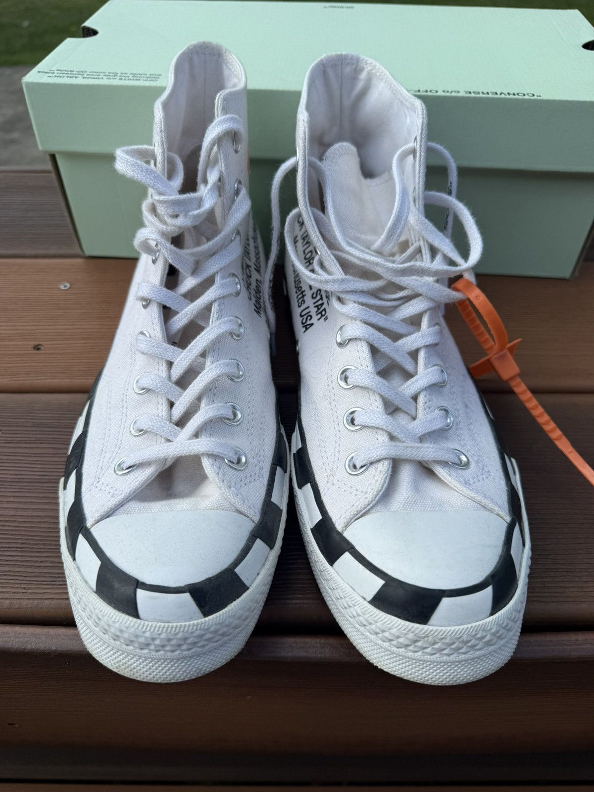 Converse Off-White Converse size 9.5 Size US 9.5 / EU 42-43 - 2 Thumbnail