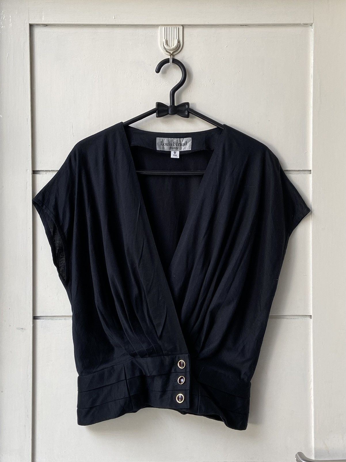 Louis Feraud LOUIS FERAUD Navy Blouse Size XS / US 0-2 / IT 36-38 - 1 Thumbnail
