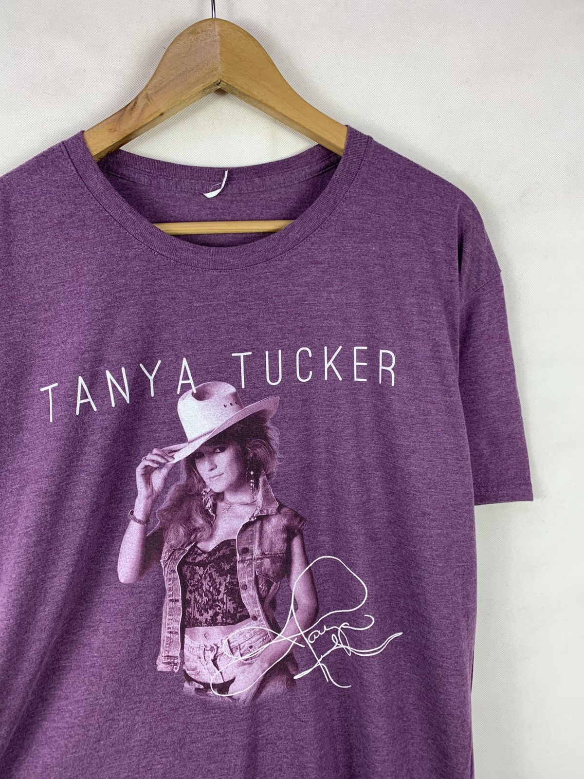Band Tees Steals! Tanya Tucker American Country Solo Singer Tee Size US XL / EU 56 / 4 - 2 Thumbnail