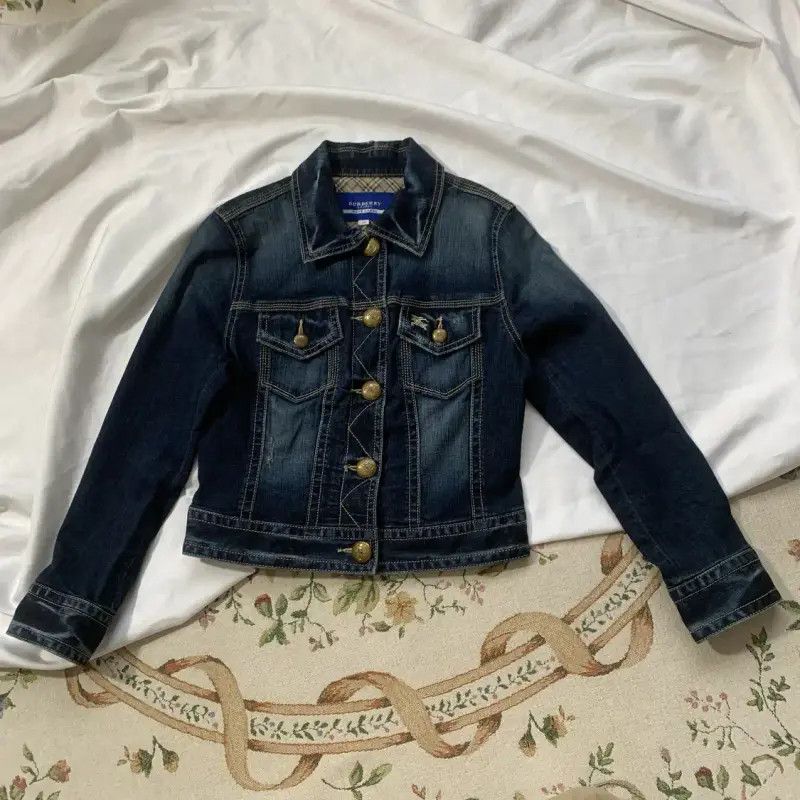 Burberry Burberry Women's Blue Cotton Jacket Size M / US 6-8 / IT 42-44 - 1 Thumbnail