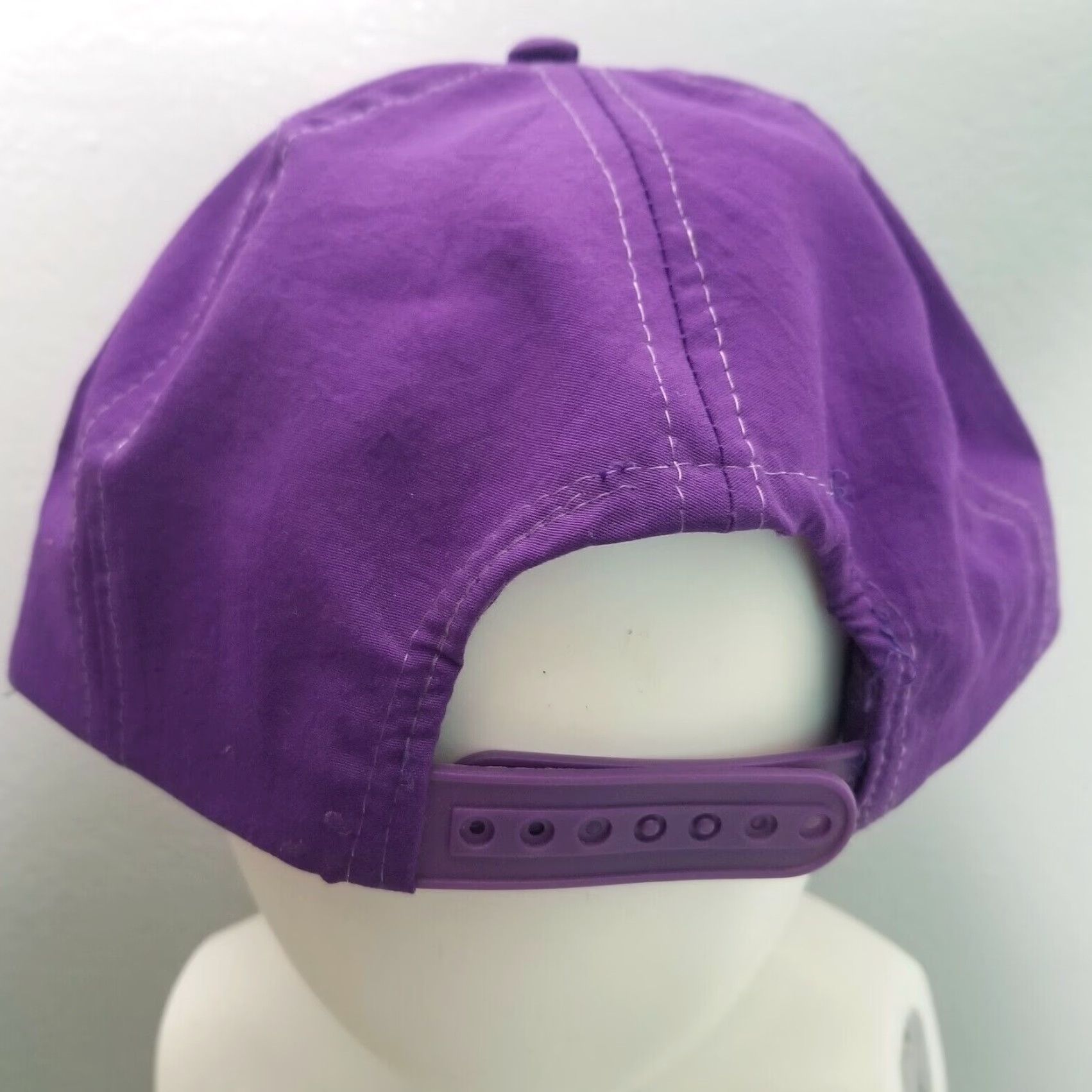 Vintage VINTAGE Vigoro Seeds Purple Trucker Cap Adjustable Snapback 1980s Mens Size ONE SIZE - 3 Thumbnail