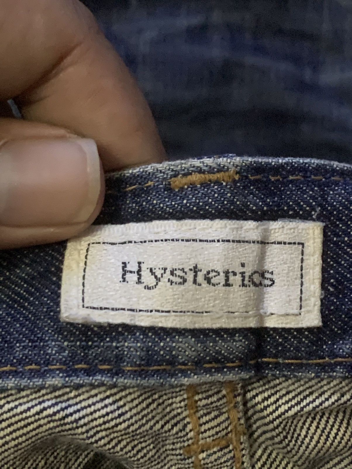 Hysteric Glamour X Oakland Raiders Distress Denim Jeans