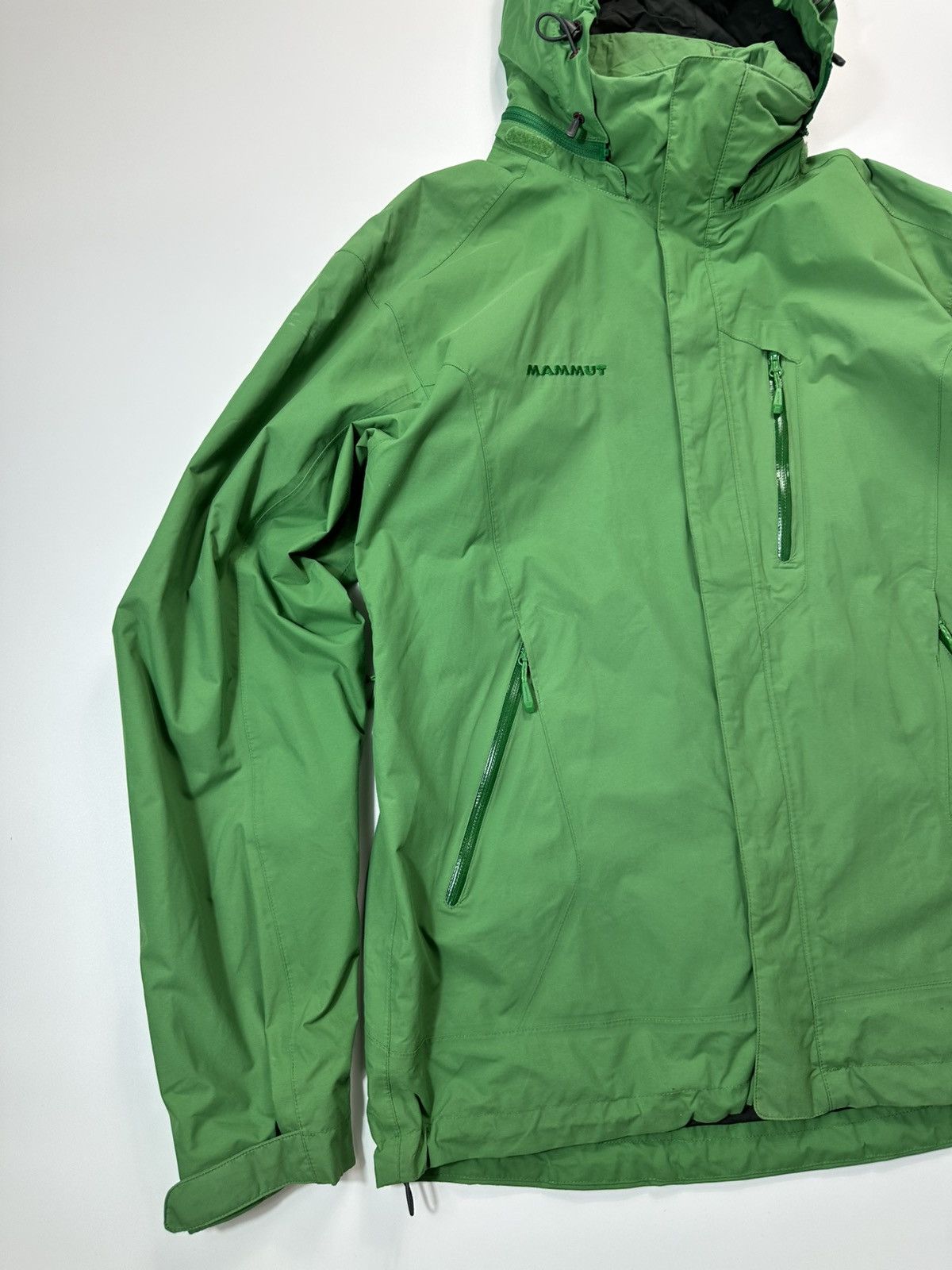 Mammut Mammut Dry Tech Jacket Hooded Men's L Green Size US L / EU 52-54 / 3 - 6 Thumbnail