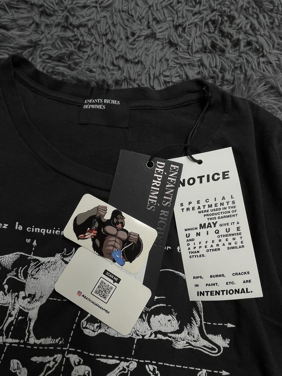 Enfants Riches Deprimes Enfants Riches Déprimés Black Look For The Fifth Tee Size US XXL / EU 58 / 5 - 5 Thumbnail