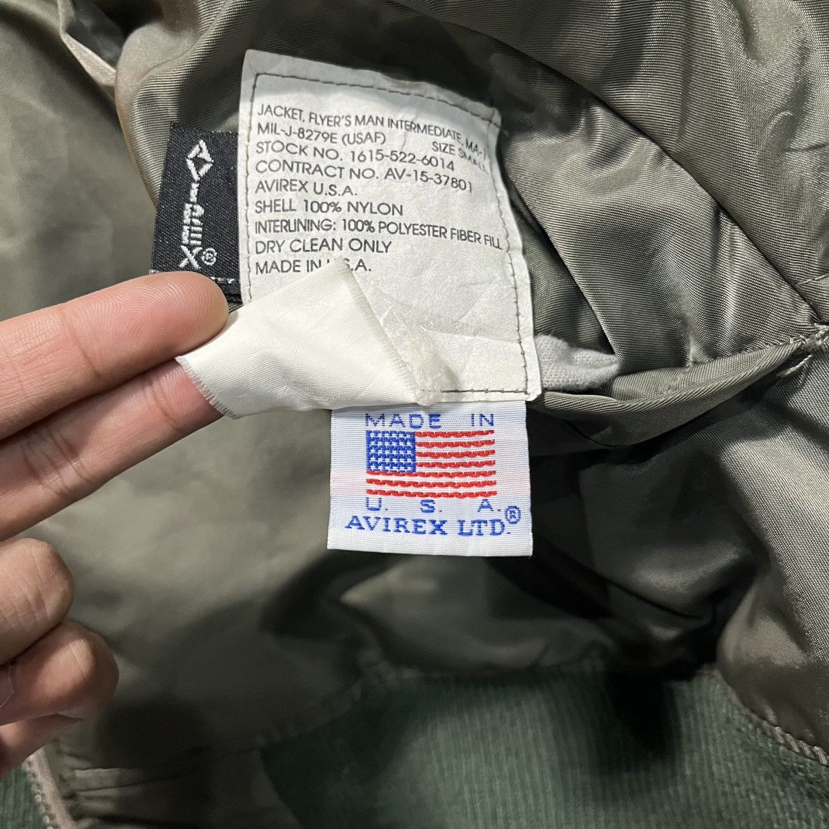 Avirex Vintage Avirex Big Logo MA-1 Flight Bomber Jacket Size US S / EU 44-46 / 1 - 10 Thumbnail
