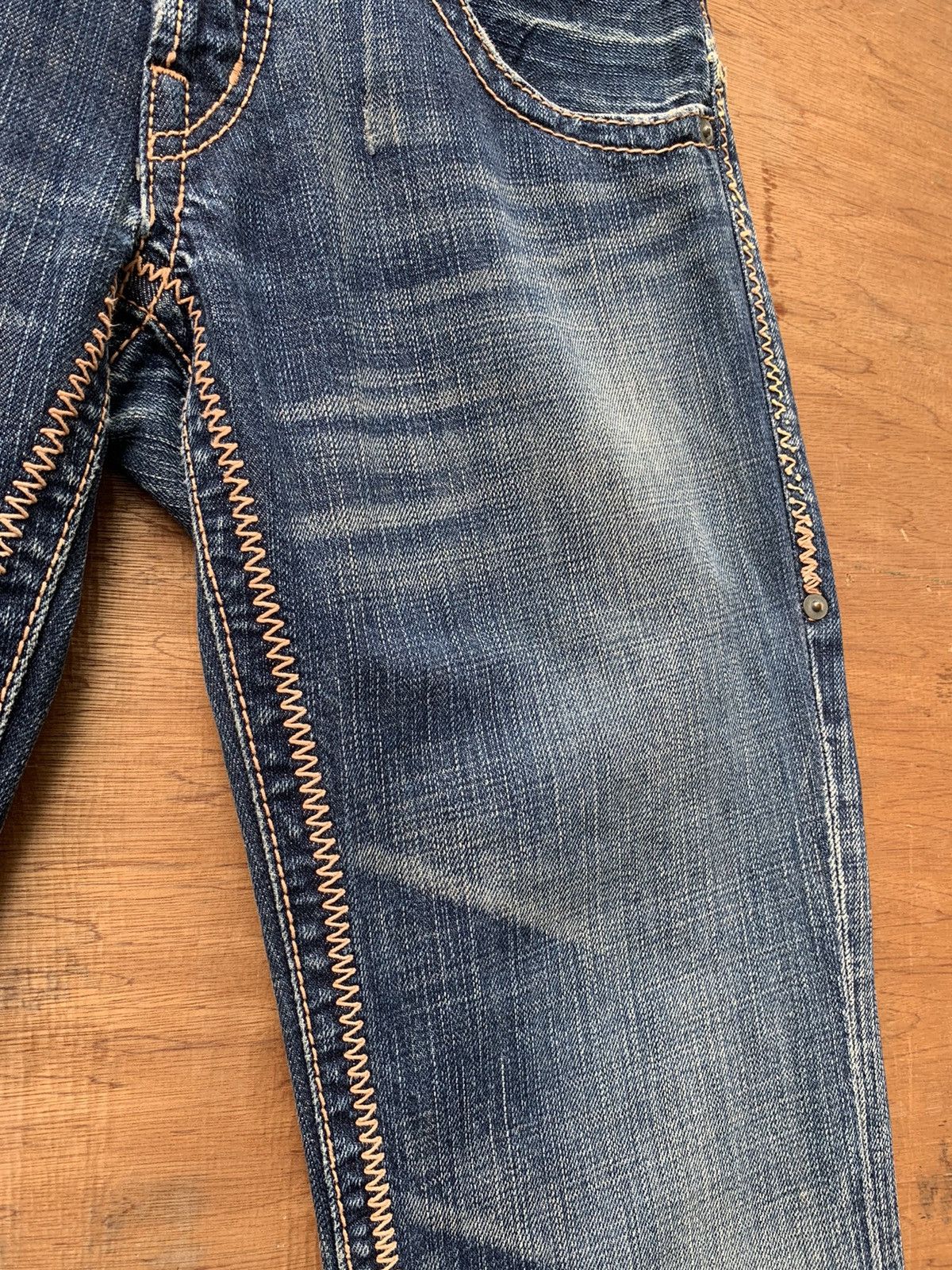 Vintage Keiji Itakura Japanese Designer Denim Pants Size US 30 / EU 46 - 11 Thumbnail