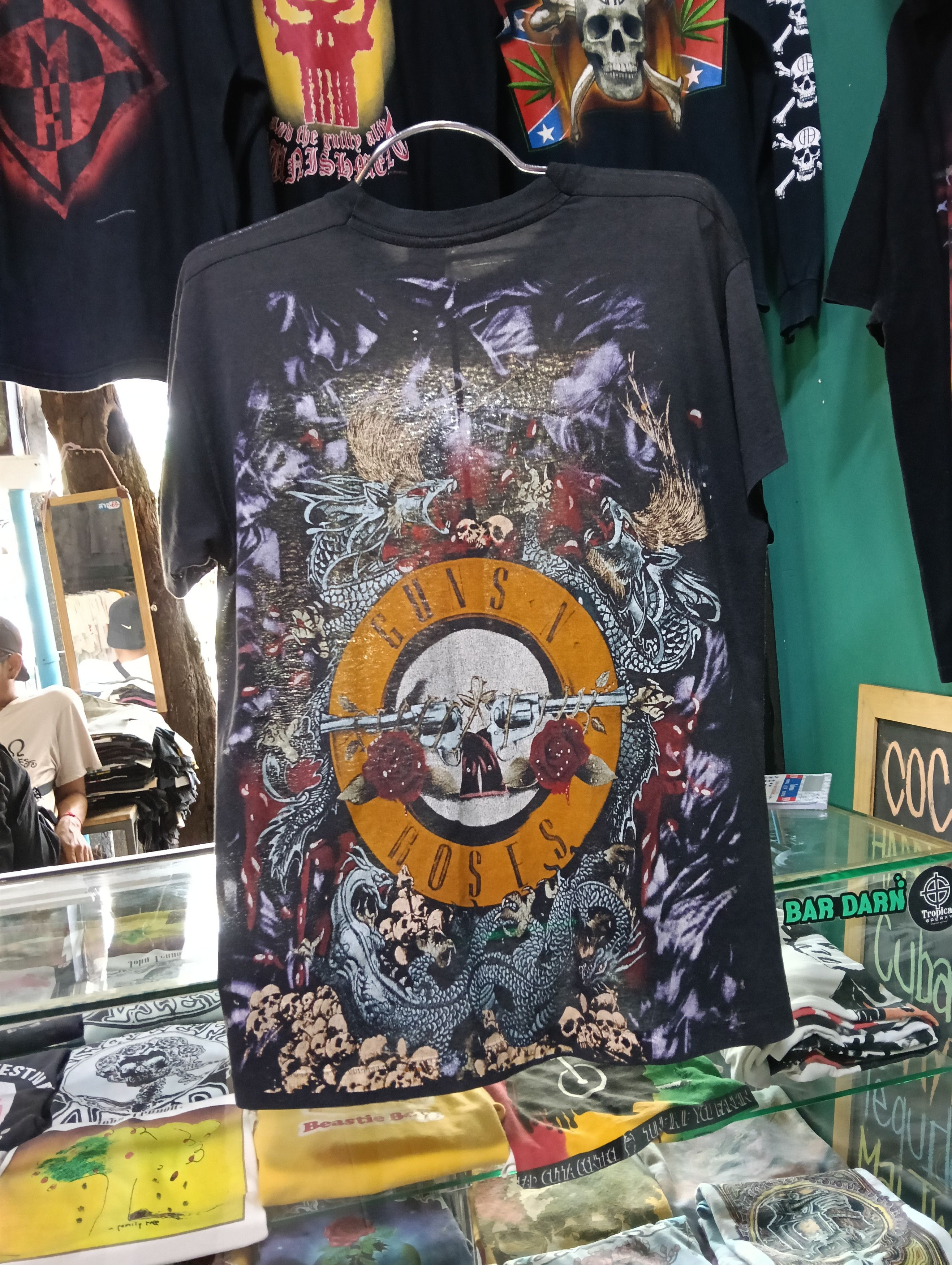 Vintage Guns n roses Axel rose vintage t shirt ovp size XL. Size US L / EU 52-54 / 3 - 2 Thumbnail