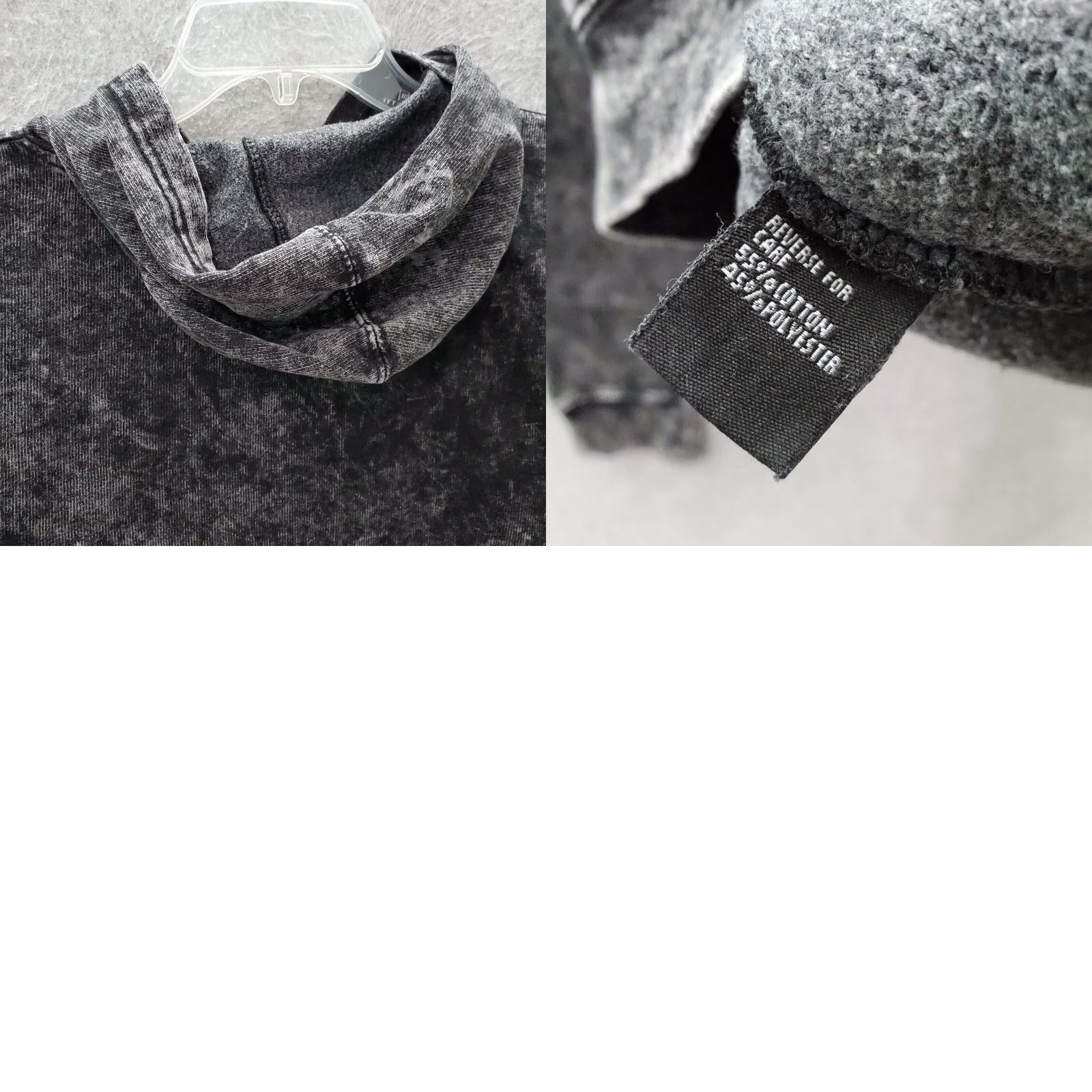 Vintage Eighty Eight Boys Gray Large Acid Wash Hoodie Sweatshirt Size US L / EU 52-54 / 3 - 8 Thumbnail