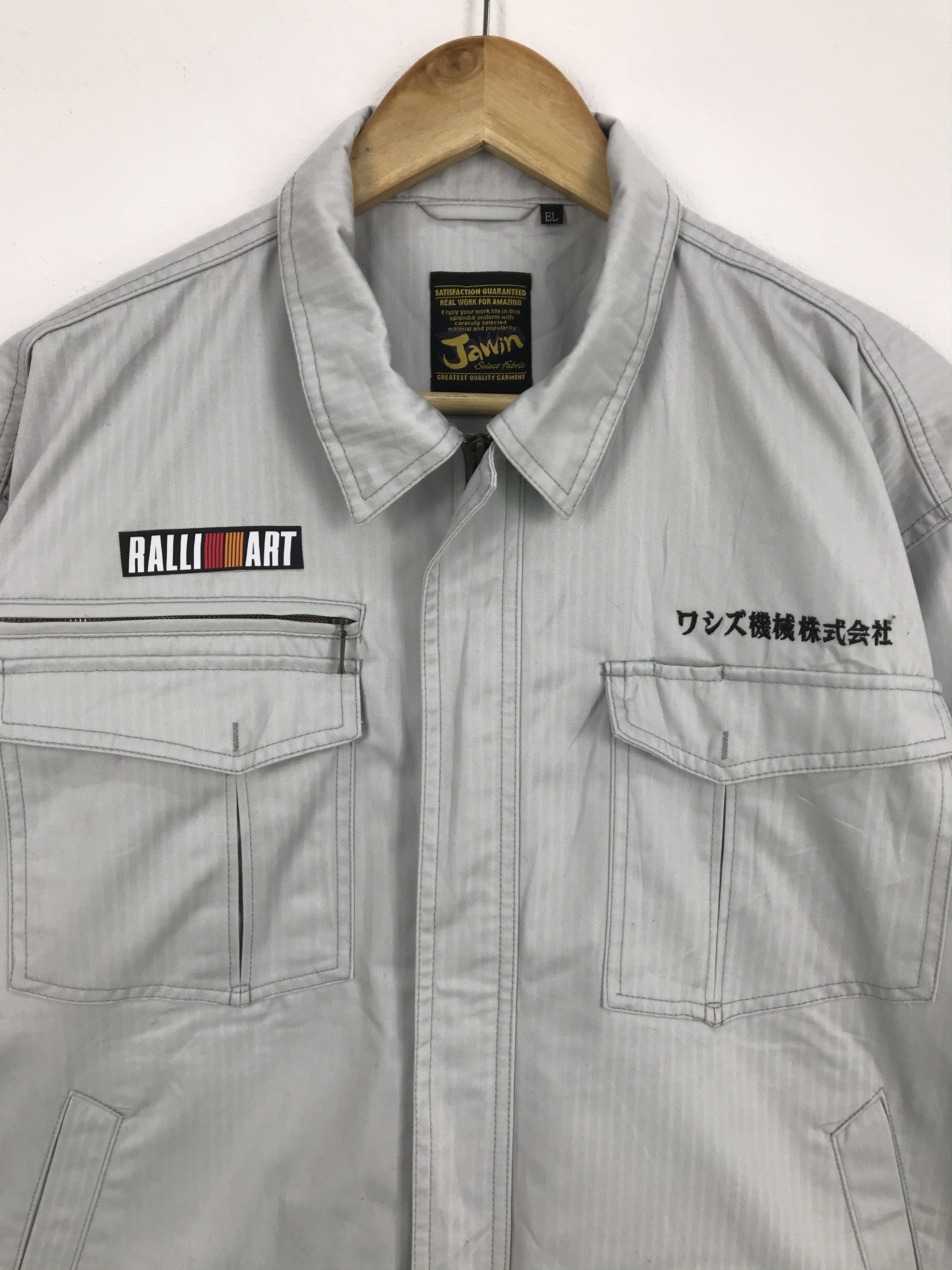 Japanese Brand MITSUBISHI RACING WORK UNIFORM CUSTOM JACKET Size US L / EU 52-54 / 3 - 2 Thumbnail