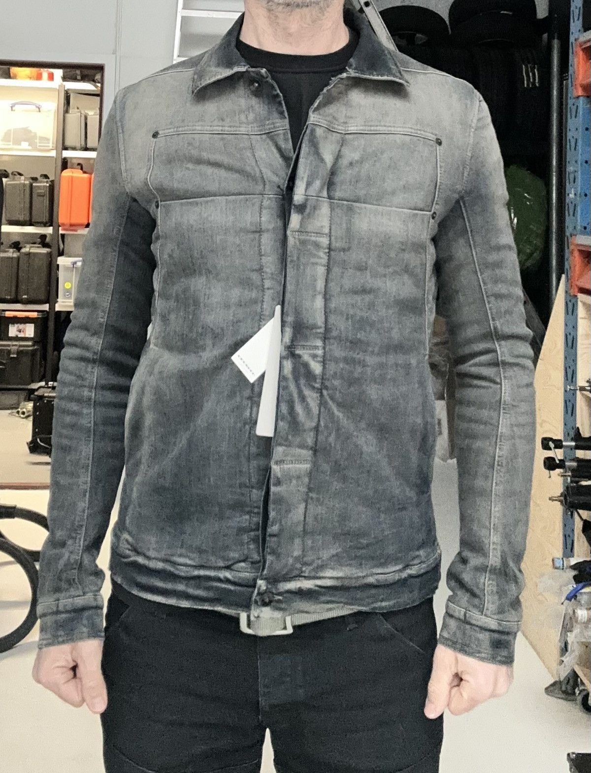 Rick Owens Drkshdw Rick Owens Denim Lab Jacket Size US L / EU 52-54 / 3 - 9 Thumbnail